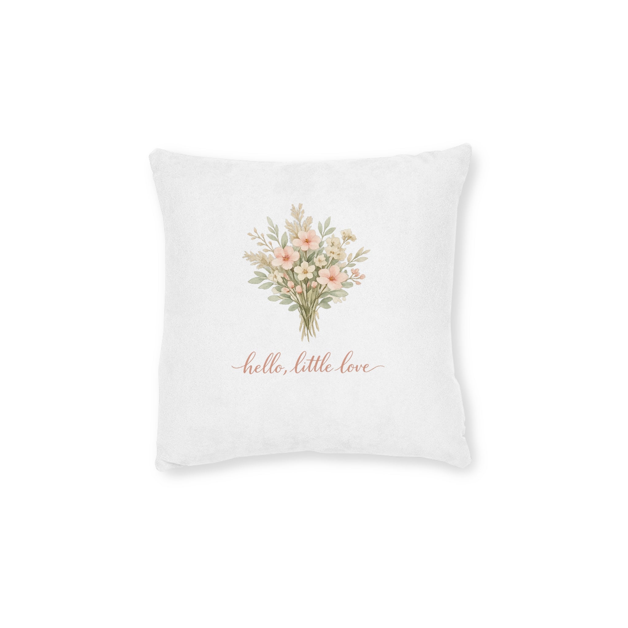 Hello little Love Throw Pillow