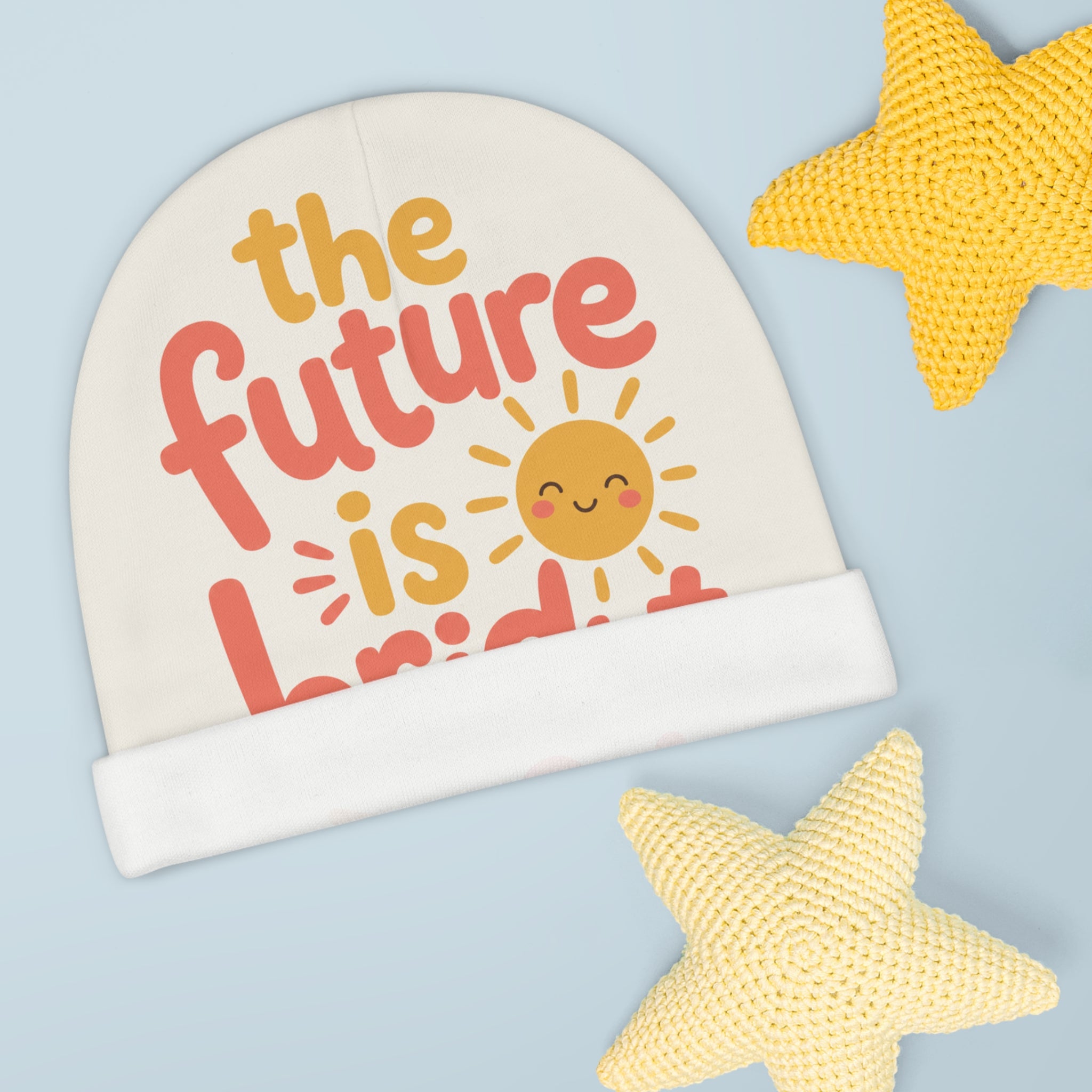 The Future Is Bright Baby Beanie — Nureli Kids