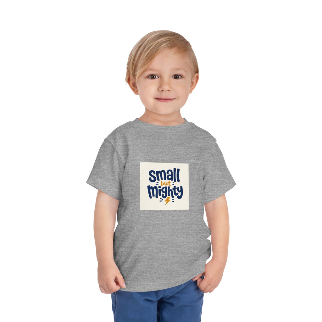 Small But Mighty Toddler T-Shirt from the Nureli collection, view 47