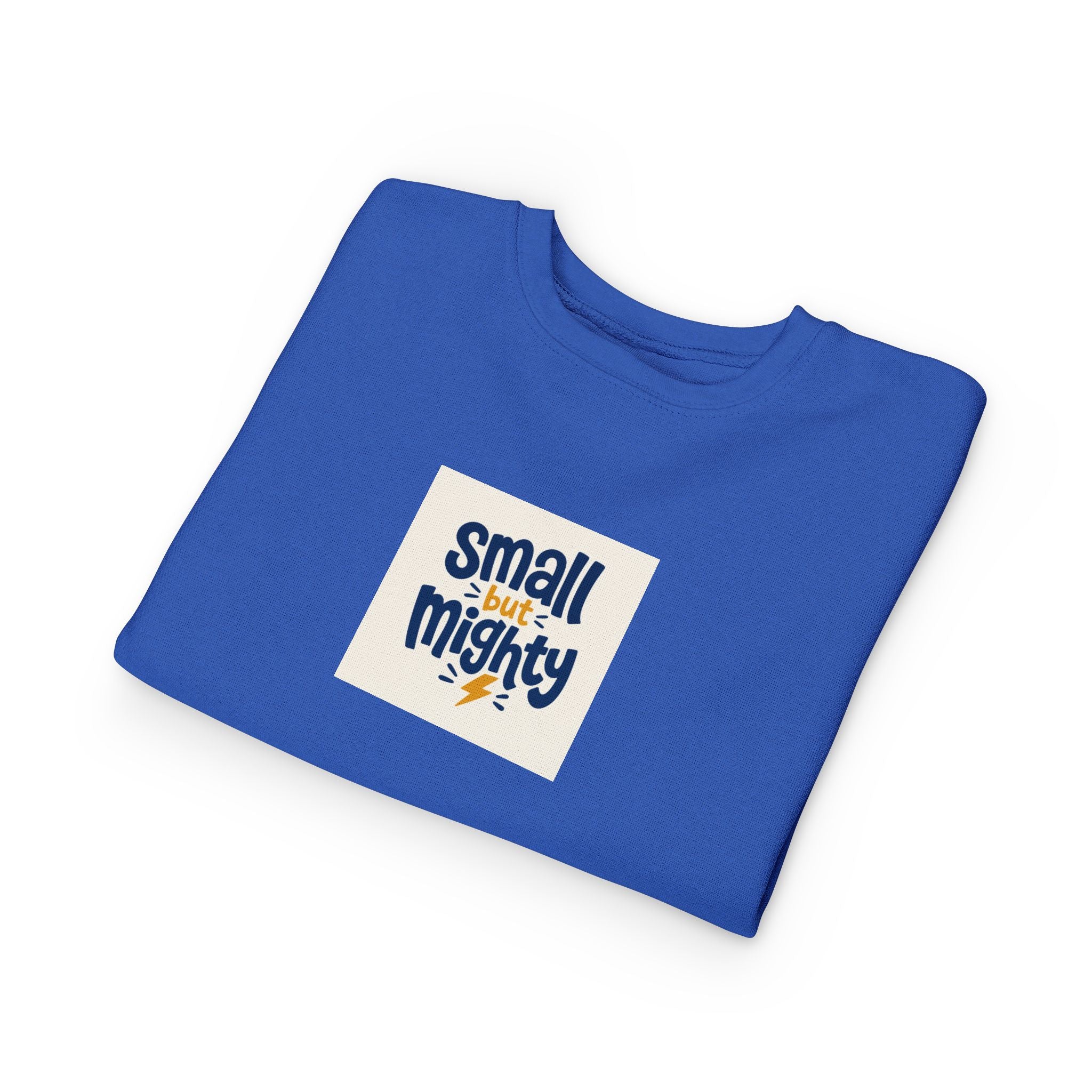 Small But Mighty Toddler Sweatshirt from the Nureli collection, view 19