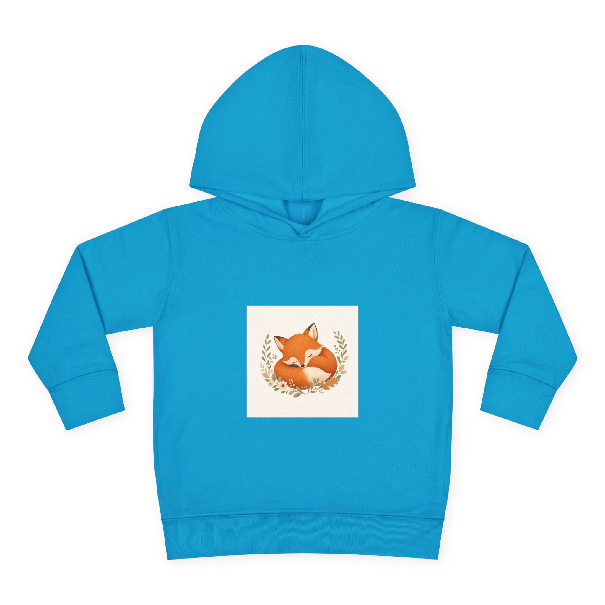 Clever Fox soft toddler hoodie from the Nureli collection, view 6