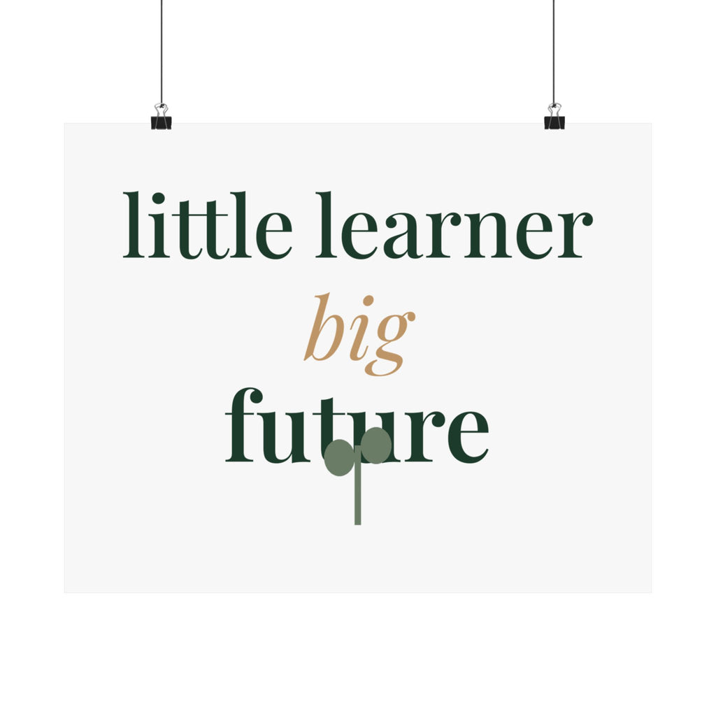 Little learner, big future Art Print