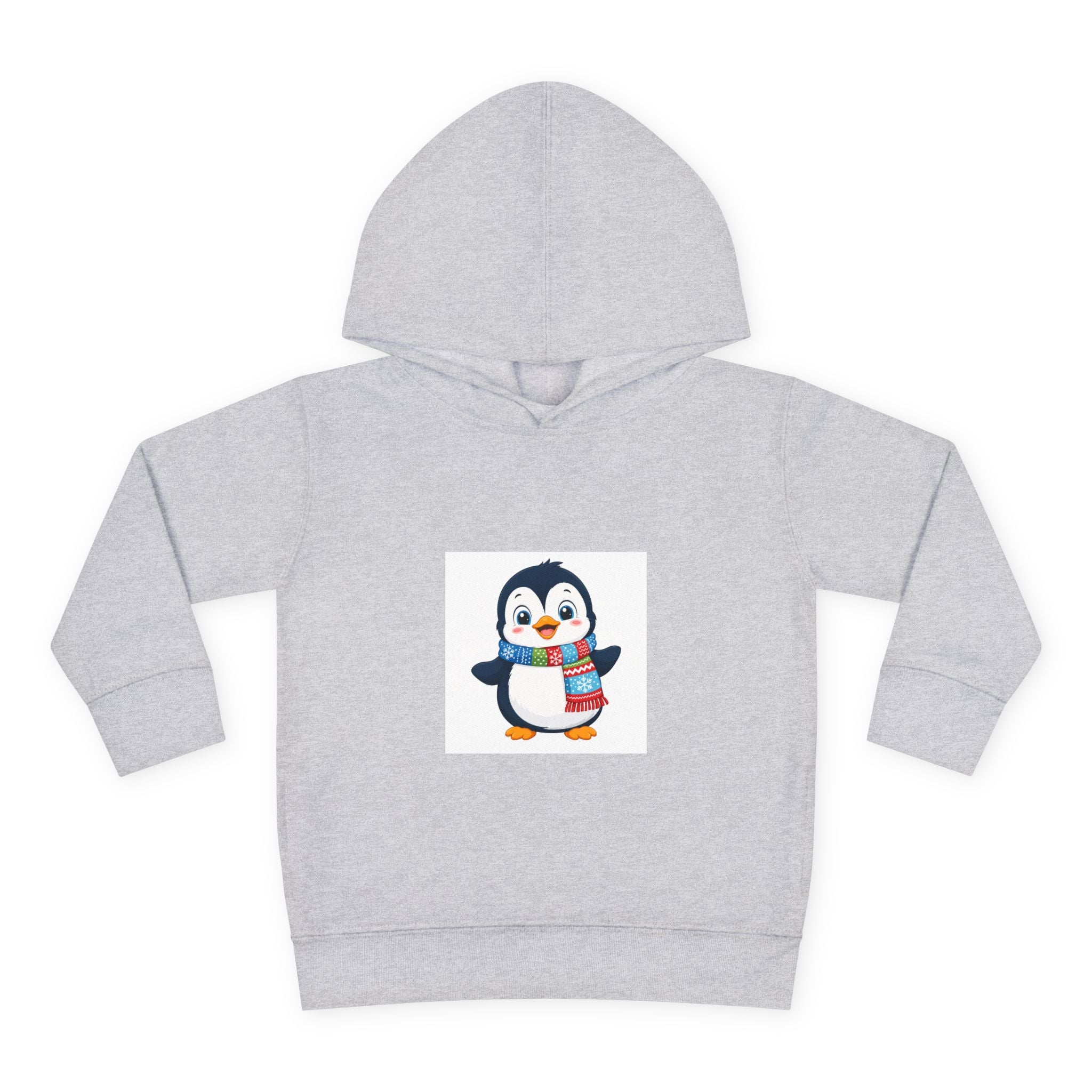 Waddle Penguin soft toddler hoodie from the Nureli collection, view 3