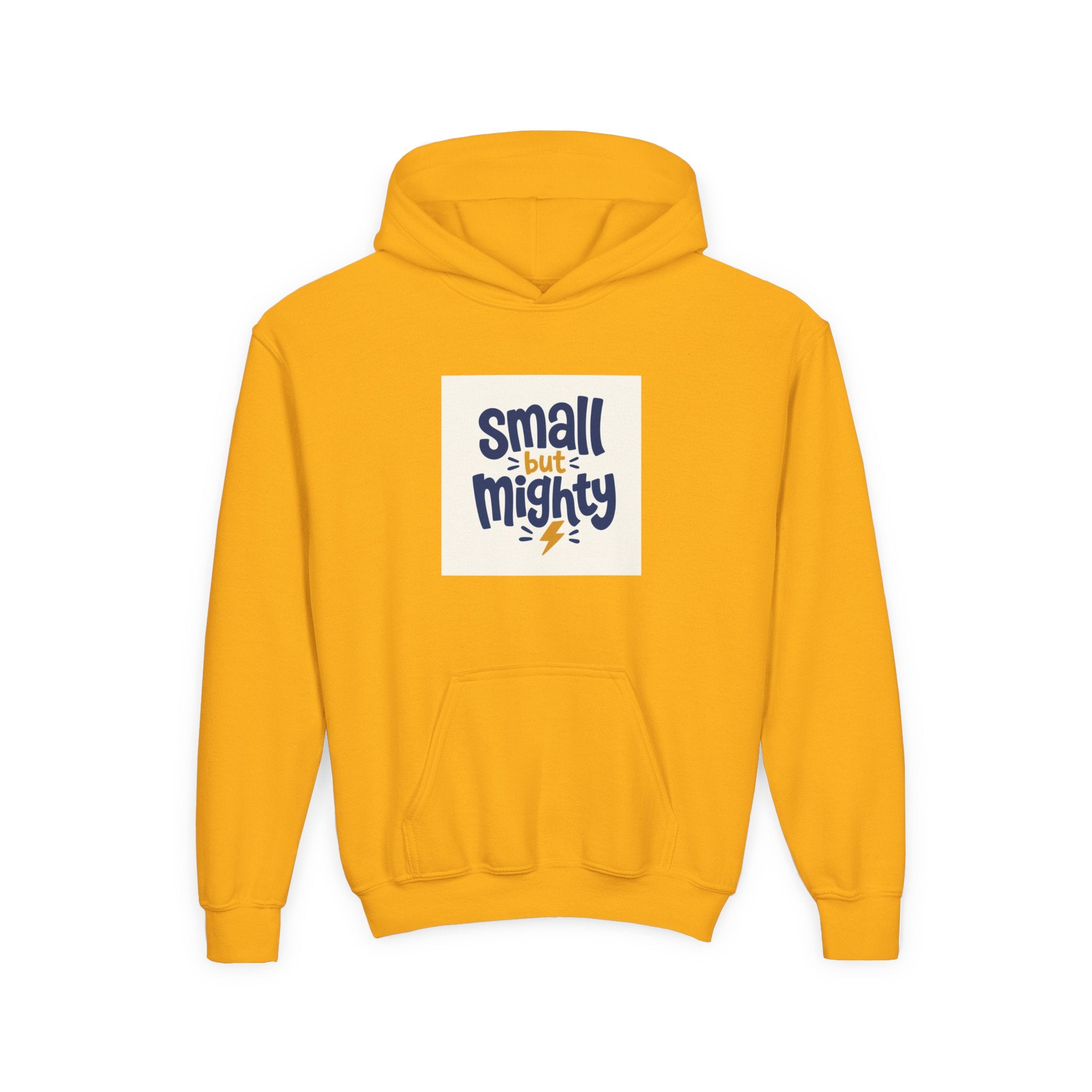 Small But Mighty Kids Hoodie from the Nureli collection, view 4