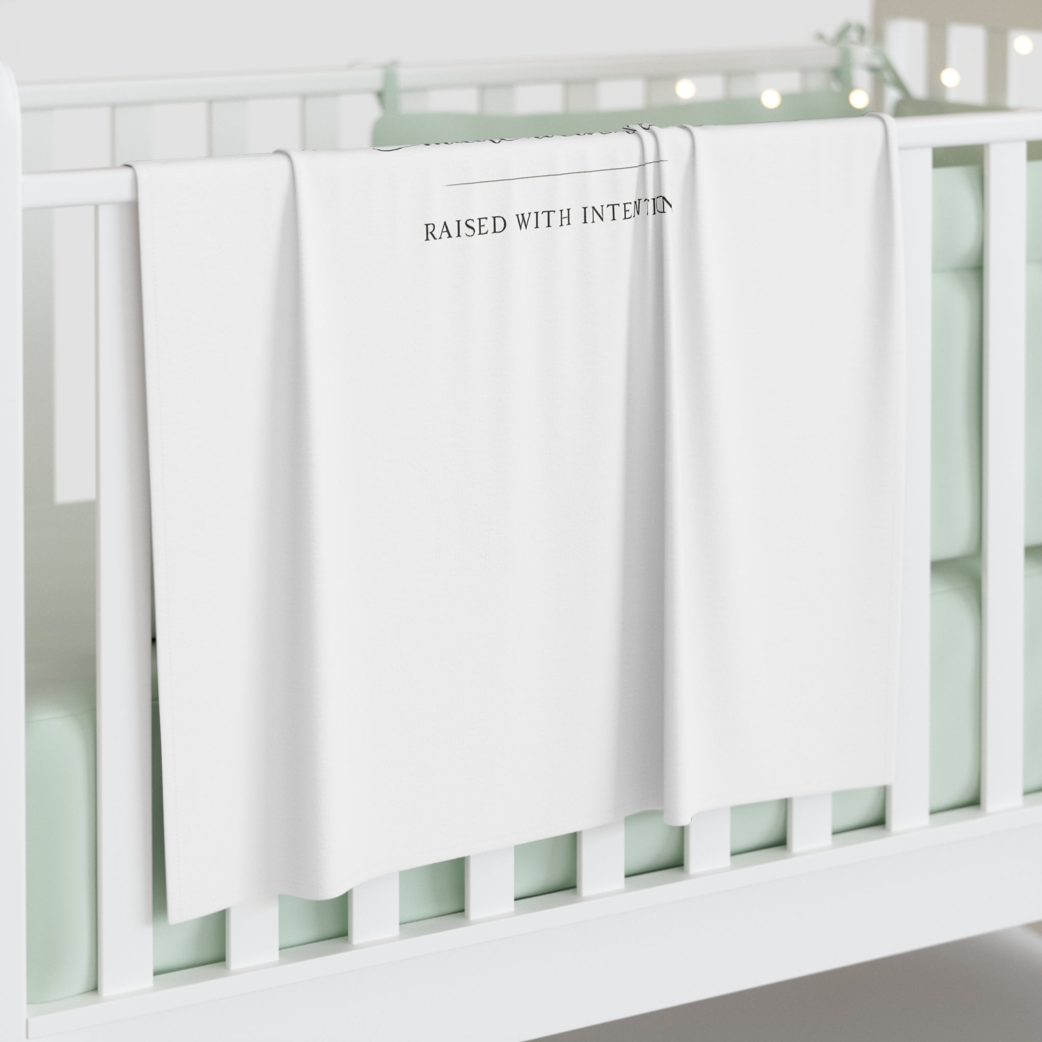 Made With Love, Raised With Intention Swaddle Blanket