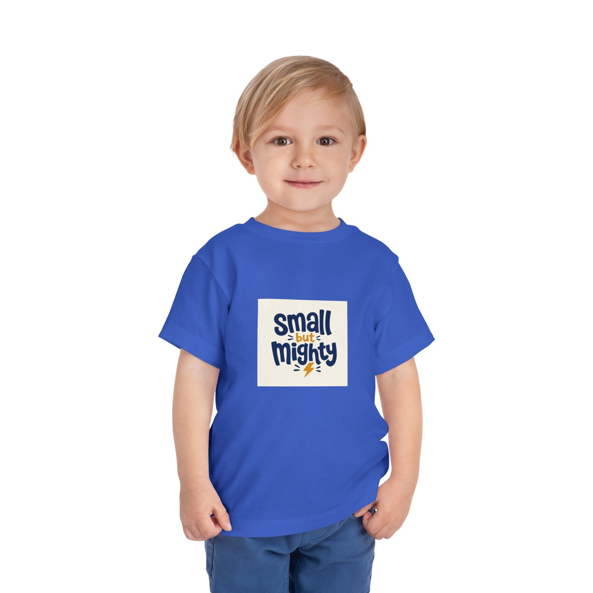 Small But Mighty Toddler T-Shirt from the Nureli collection, view 53