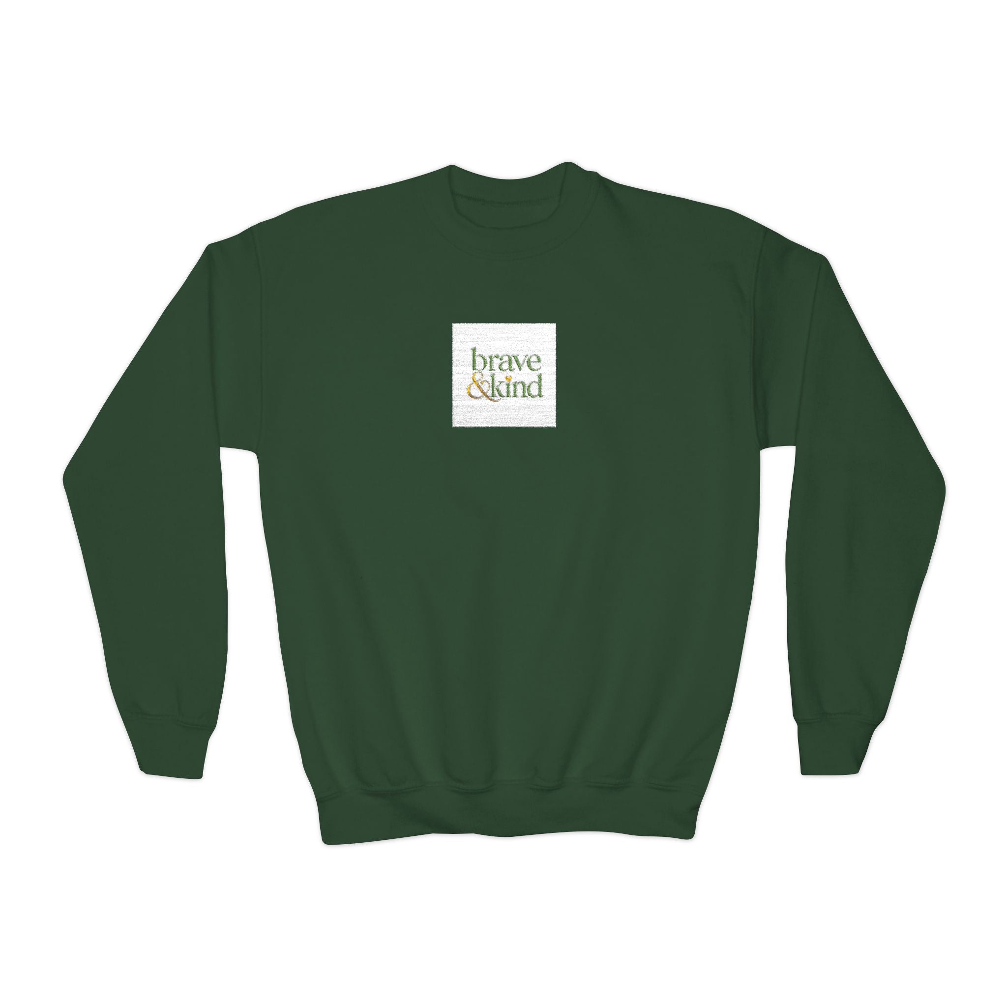 Brave And Kind kids crew sweatshirt from the Nureli collection, view 5