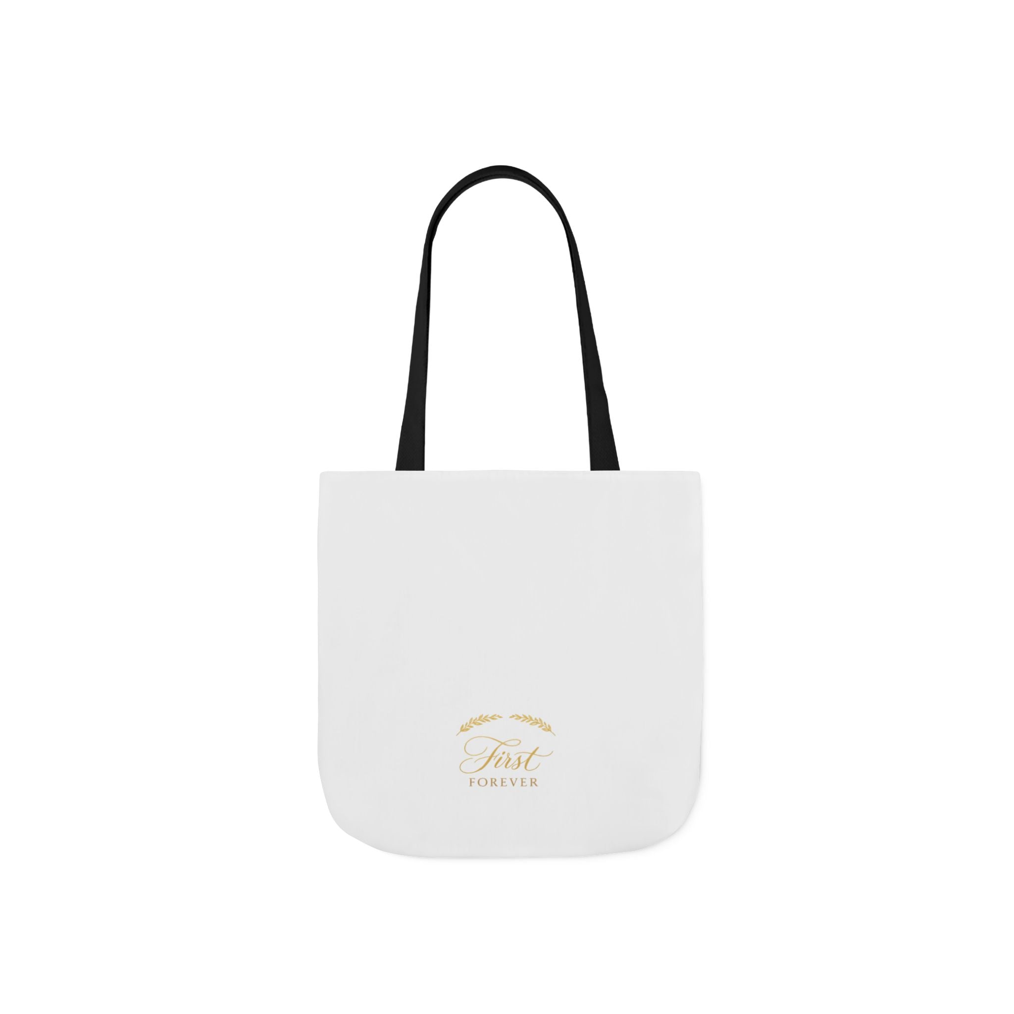 First & Forever canvas tote bag from the Nureli collection, view 3