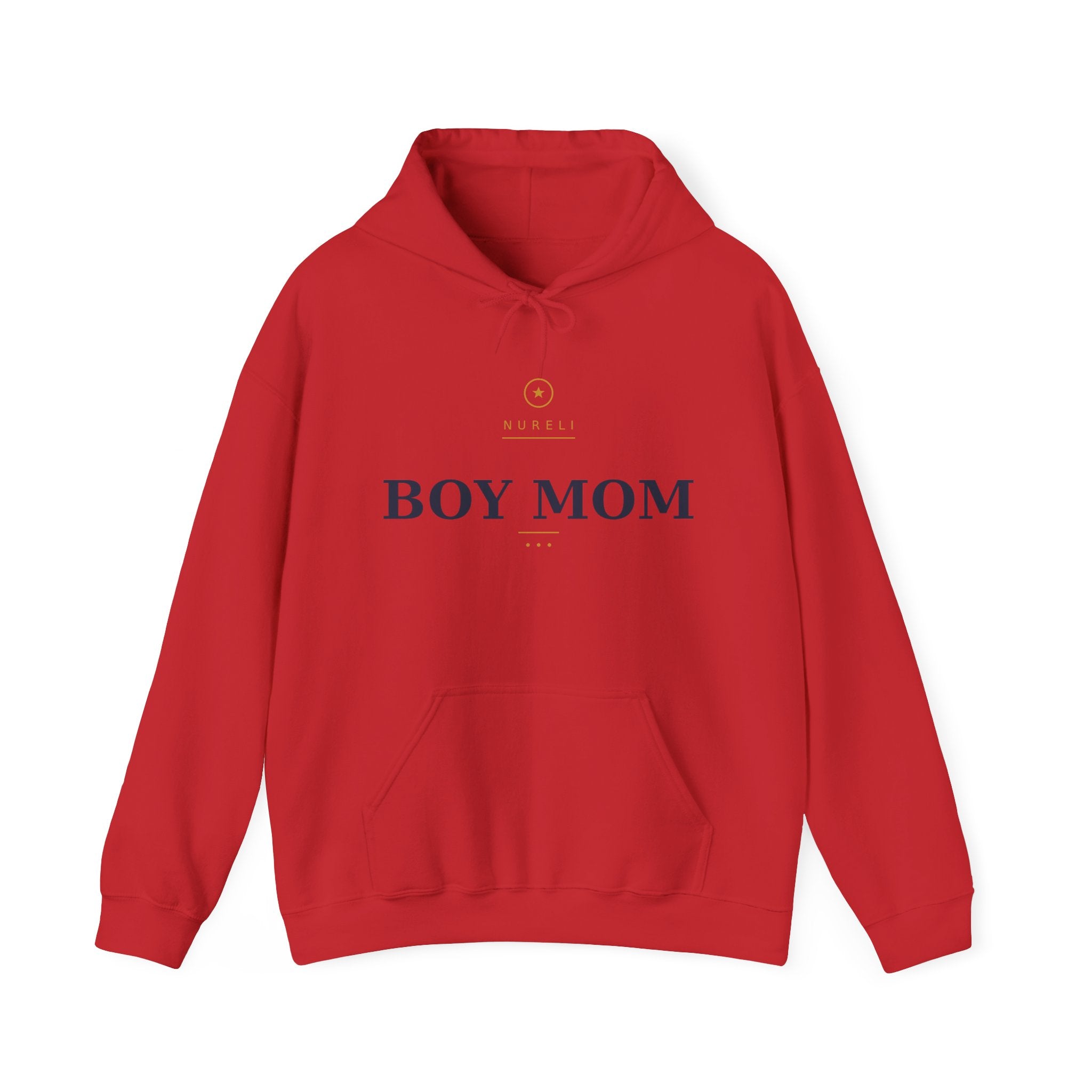 Boy Mom Hoodie — Minimal 'Boy Mom' Pullover for Proud Moms