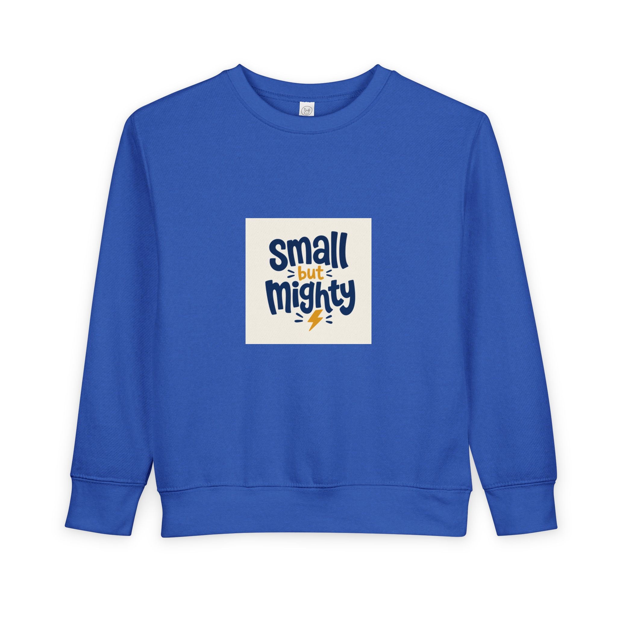 Small But Mighty Toddler Sweatshirt from the Nureli collection, view 4