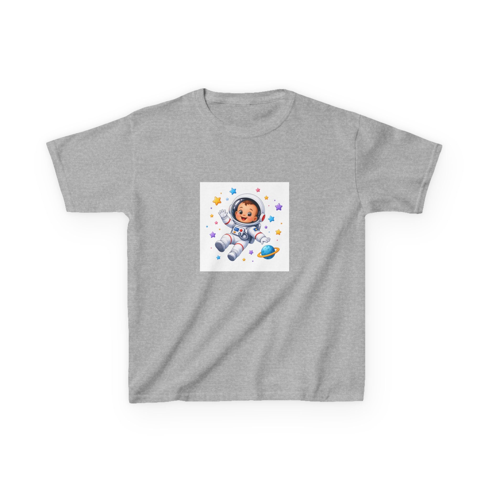 Little Astronaut soft kids tee from the Nureli collection, view 4