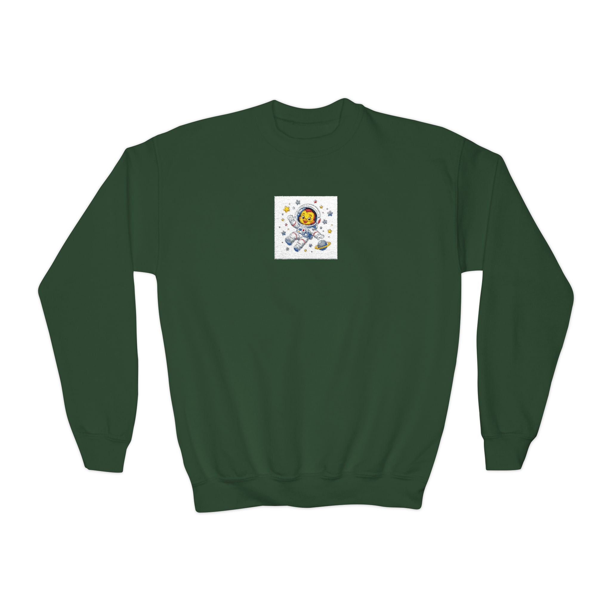 Little Astronaut kids crew sweatshirt from the Nureli collection, view 5