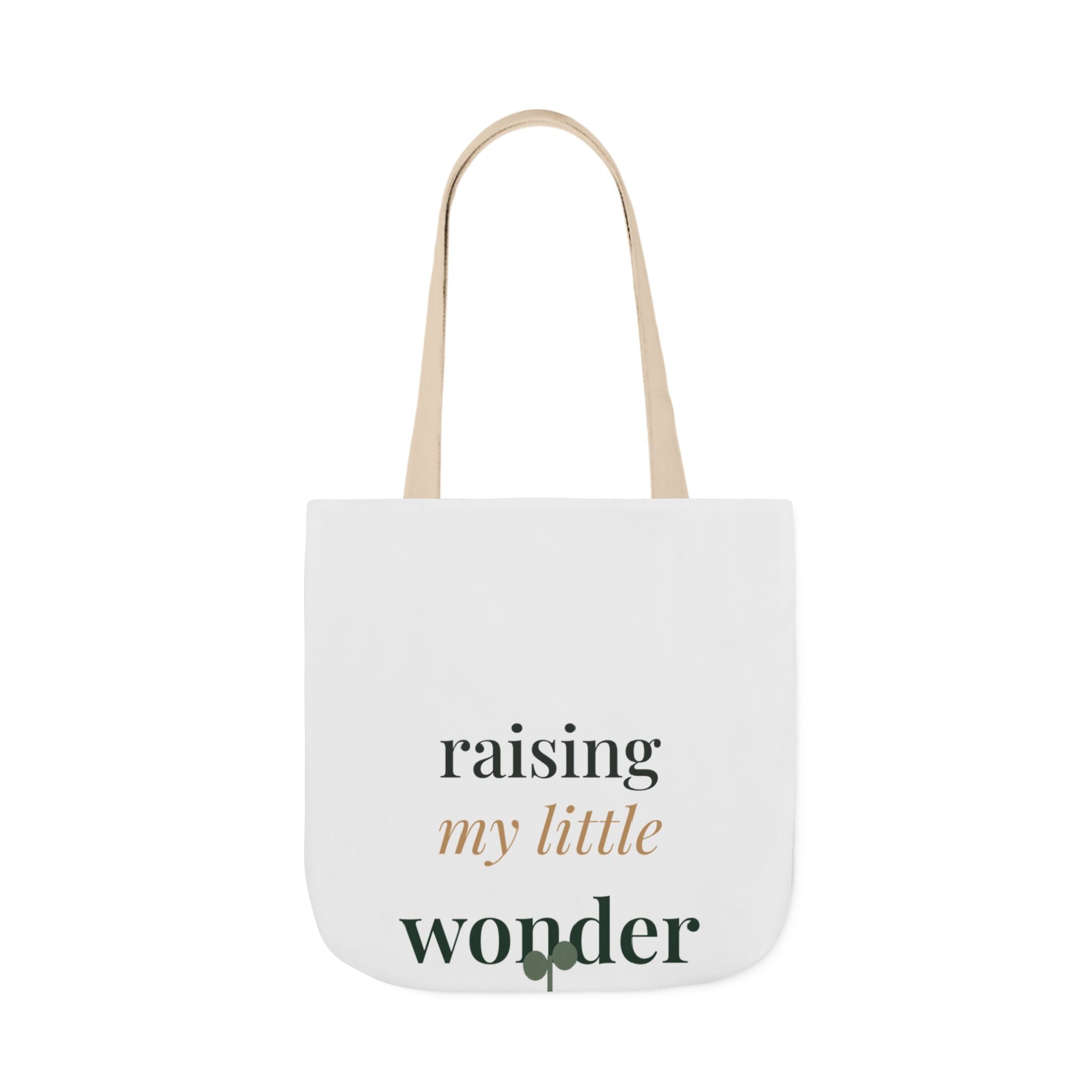 Raising my little wonder Tote canvas tote bag from the Nureli collection, view 11