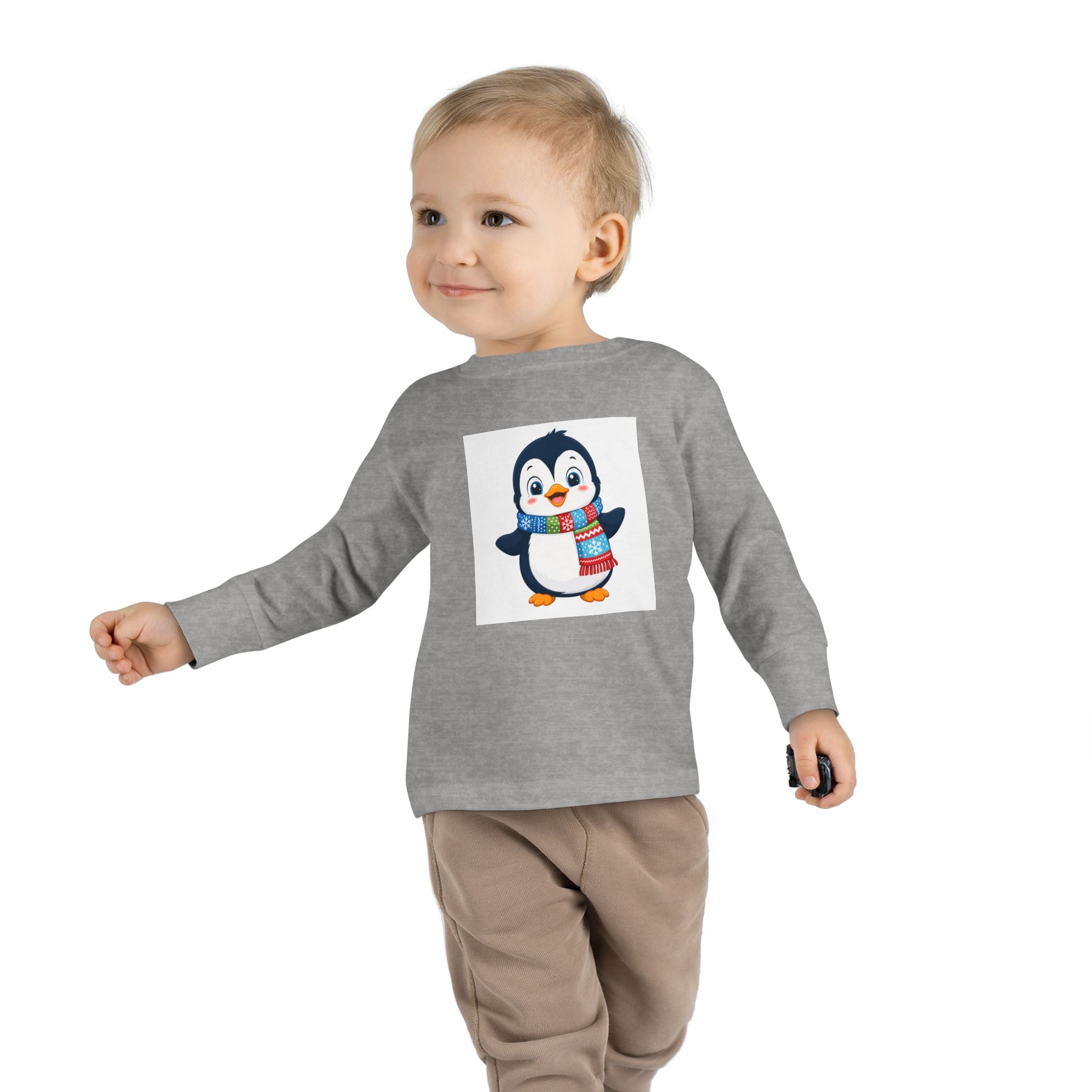 Waddle Penguin Toddler Long-Sleeve Tee — Nureli Kids