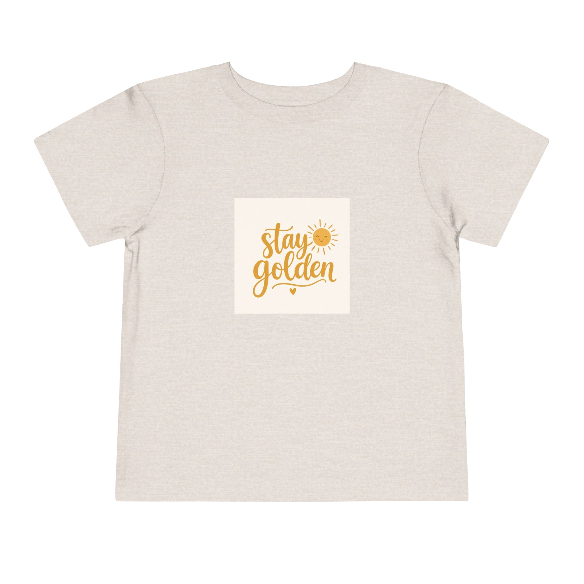 Stay Golden soft toddler tee from the Nureli collection, view 5