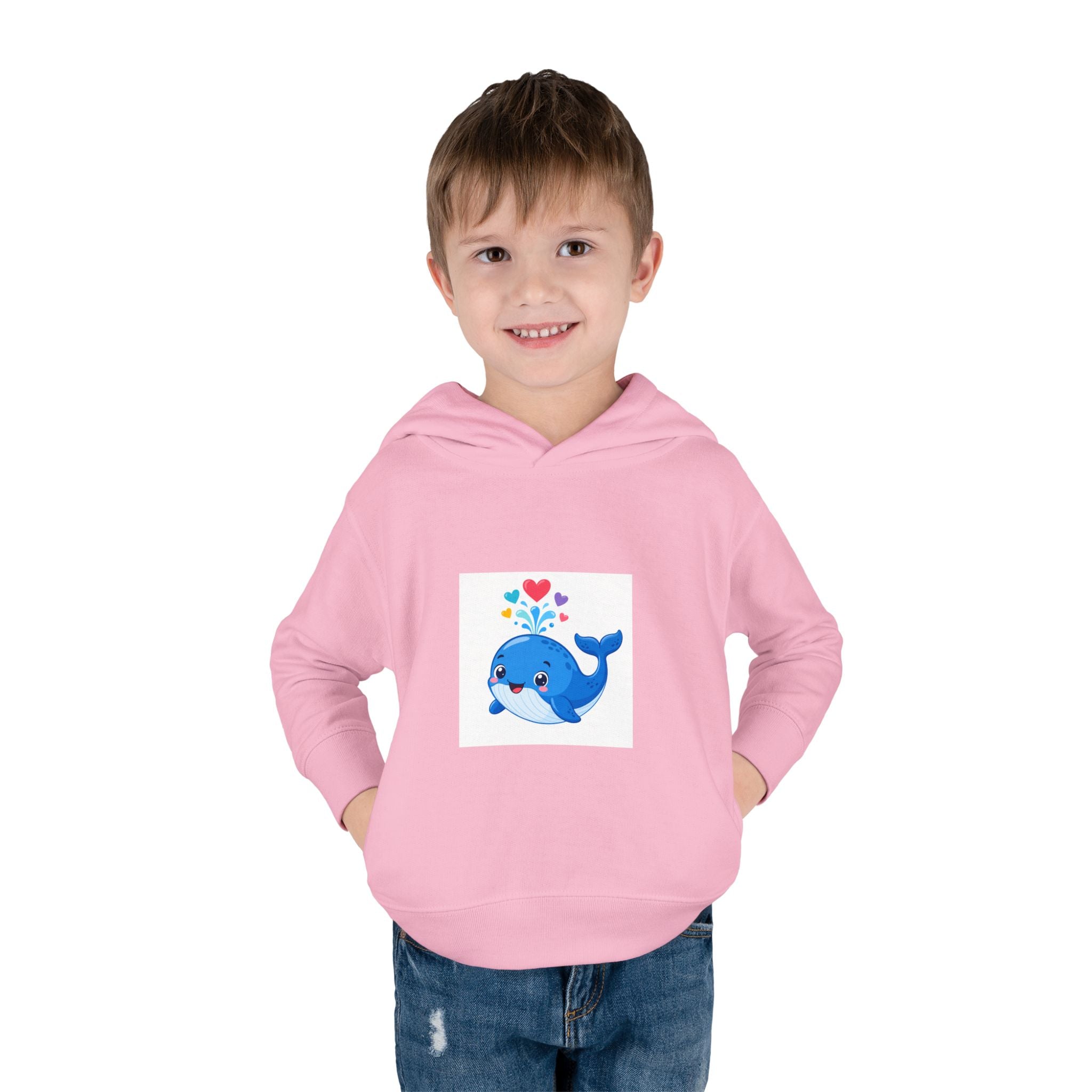 Happy Whale Toddler Hoodie — Nureli Kids