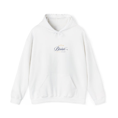 Brave Little Heart soft unisex hoodie from the Nureli collection