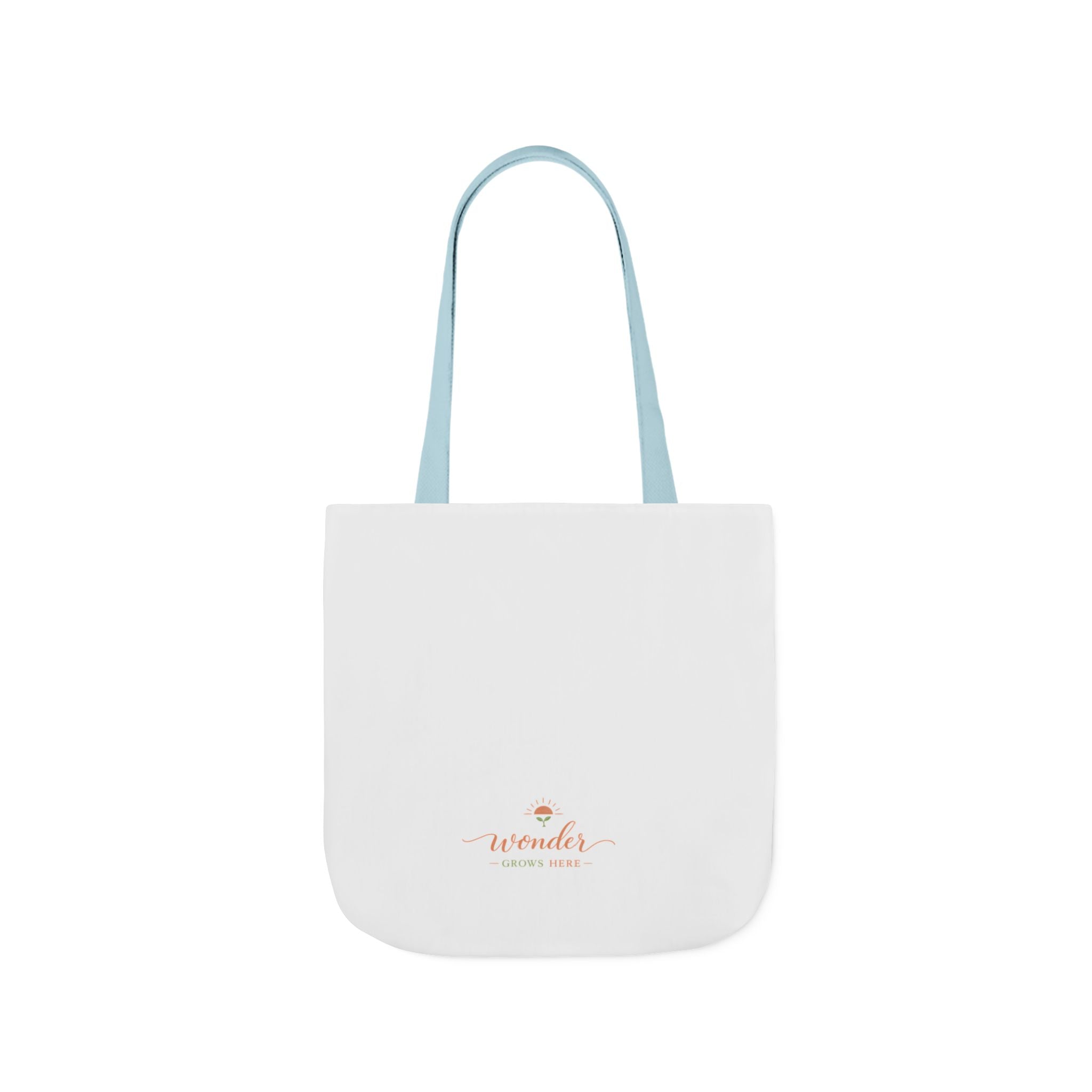 Wonder Grows Here canvas tote bag from the Nureli collection, view 9