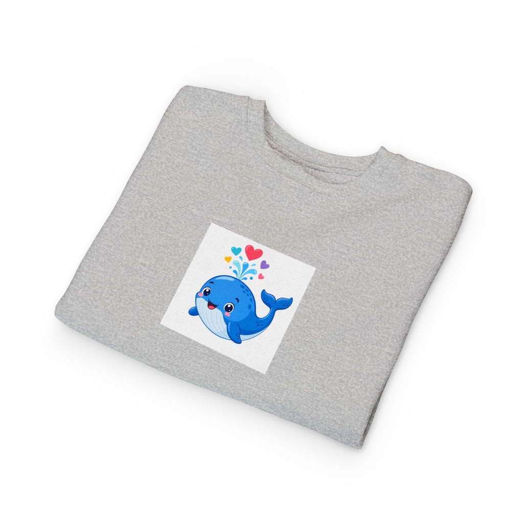 Happy Whale Toddler Sweatshirt — Nureli Kids
