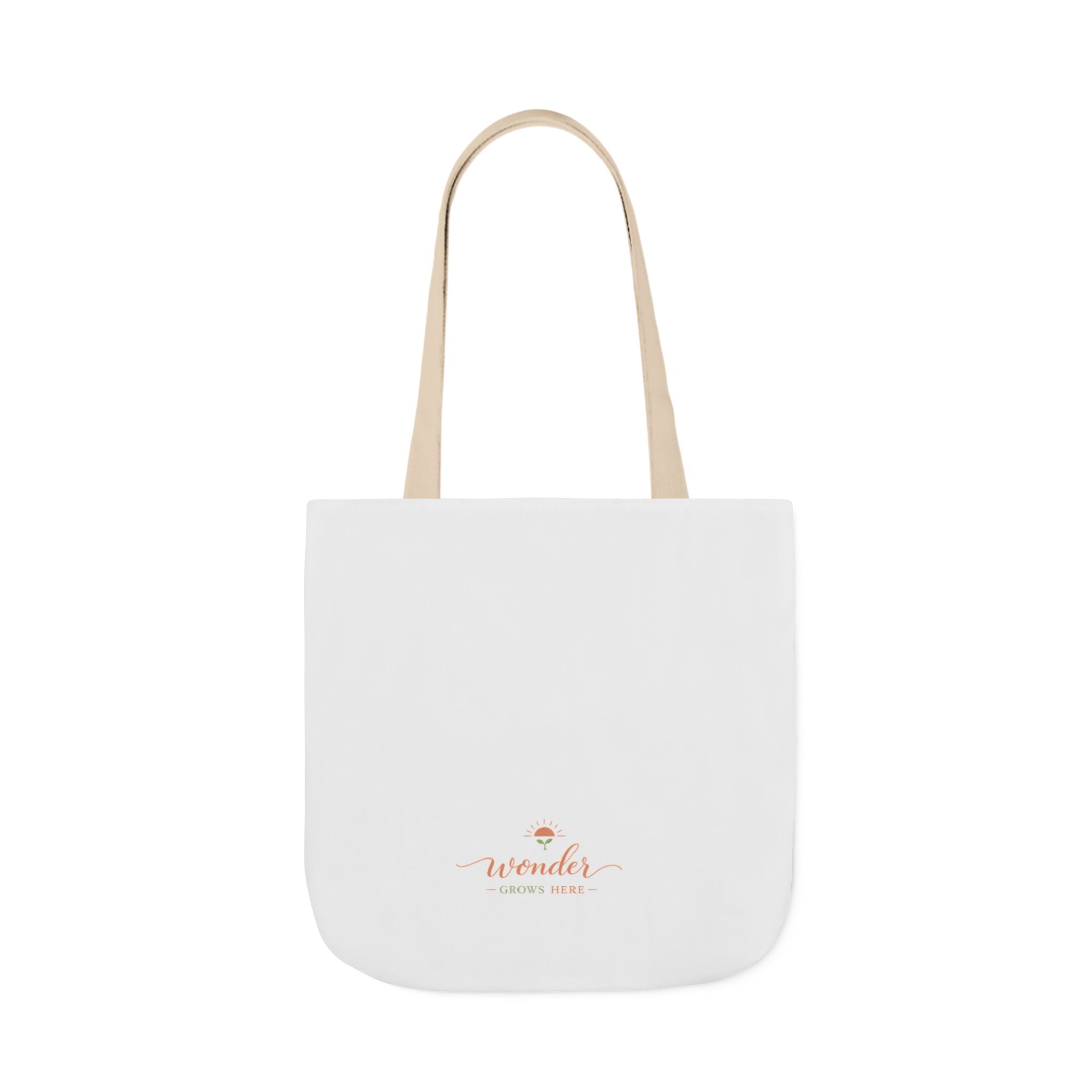 Wonder Grows Here canvas tote bag from the Nureli collection, view 12