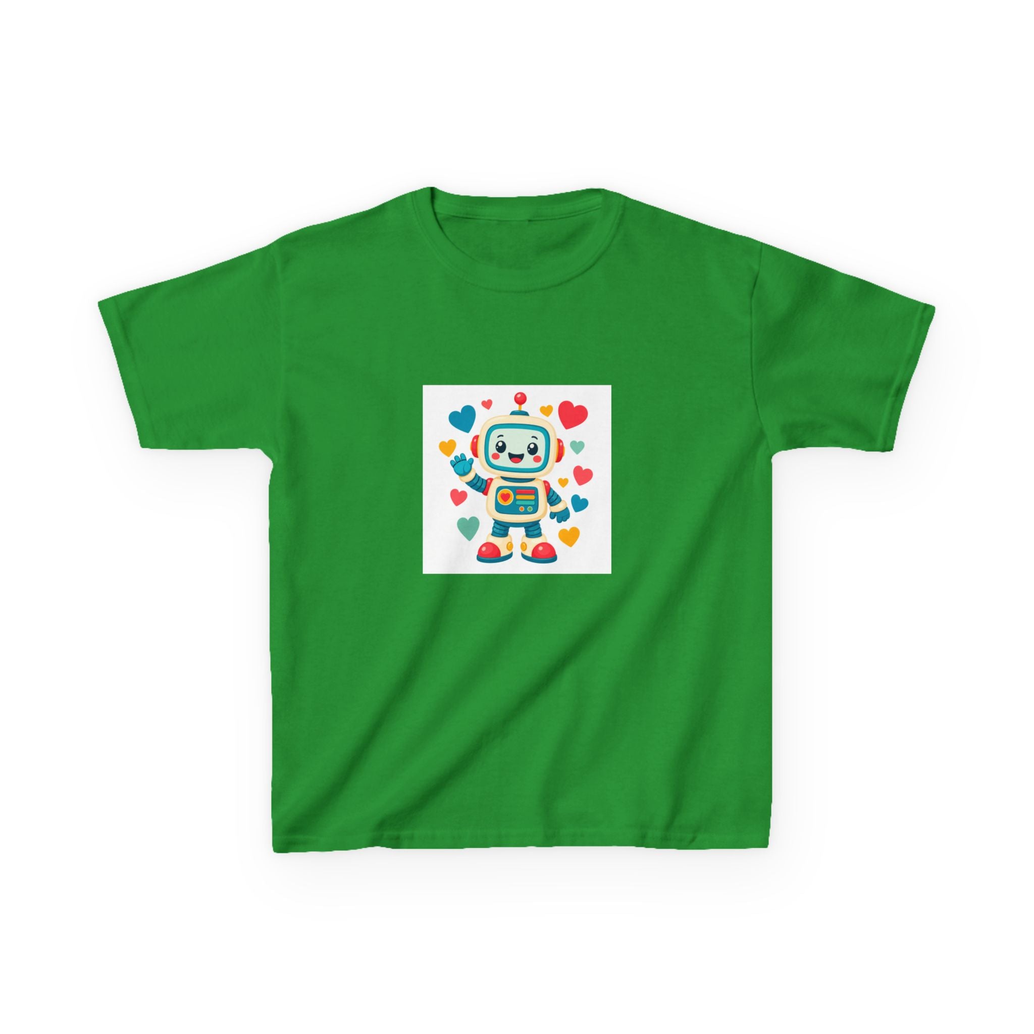 Beep Boop Robot soft kids tee from the Nureli collection, view 7