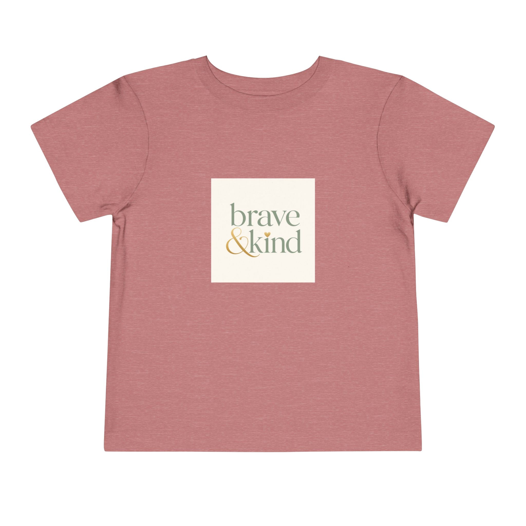 Brave And Kind soft toddler tee from the Nureli collection, view 2