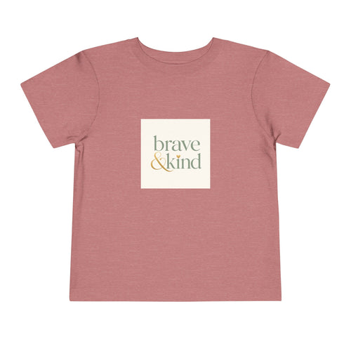 Brave And Kind soft toddler tee from the Nureli collection, view 2