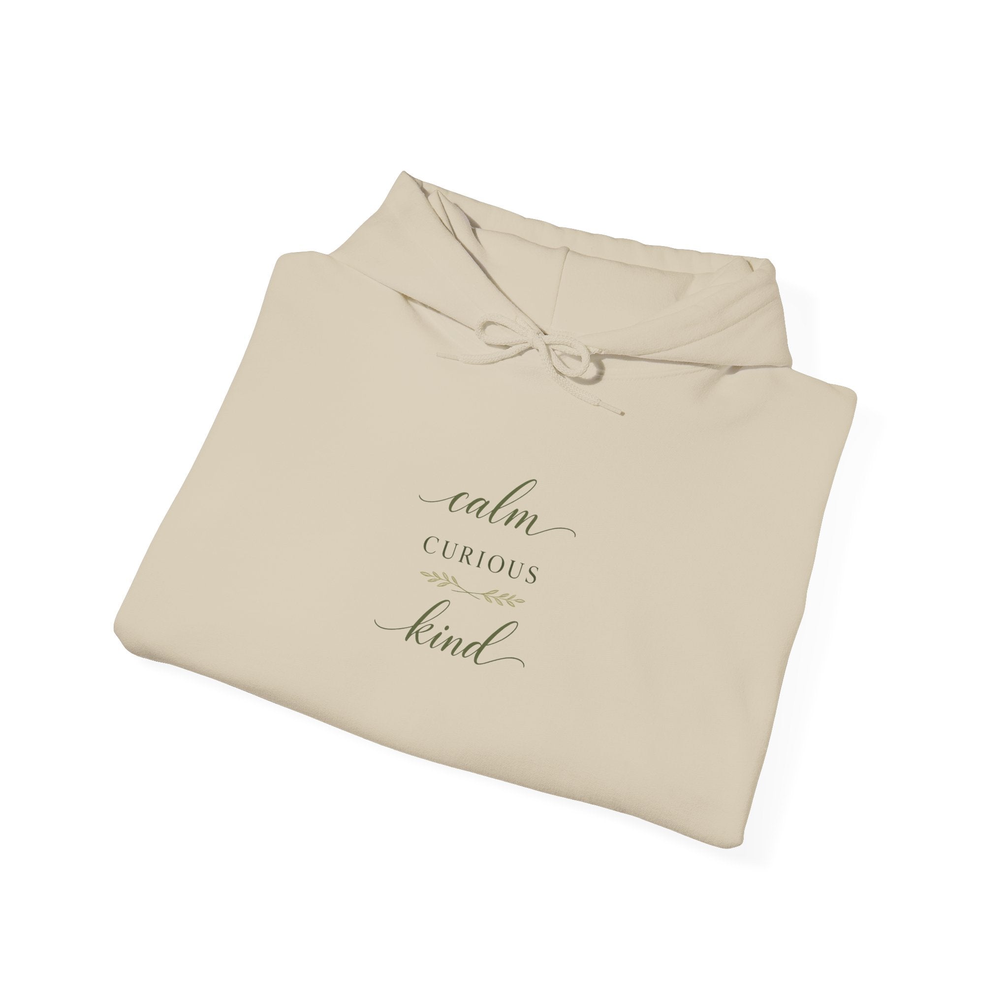 Calm, Curious, Kind Hoodie