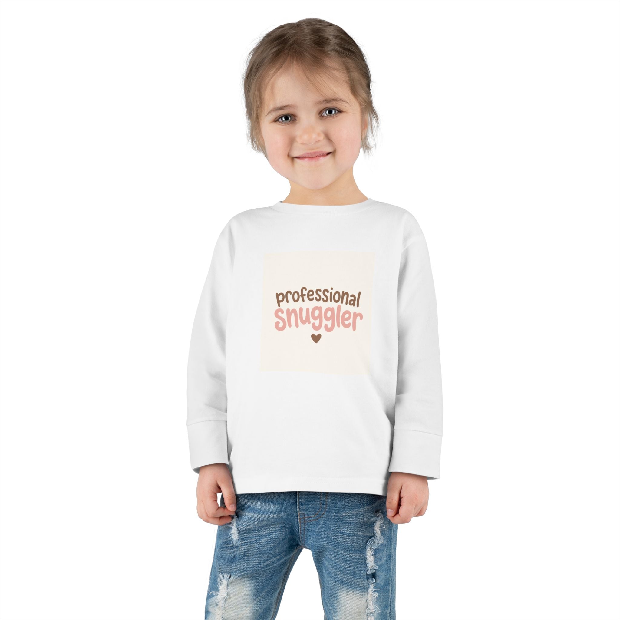 Professional Snuggler Toddler Long-Sleeve Tee — Nureli Kids