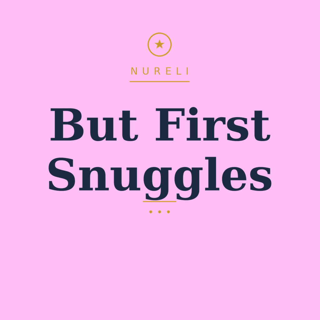 20oz Insulated Tumbler - "But First Snuggles" Travel Mug