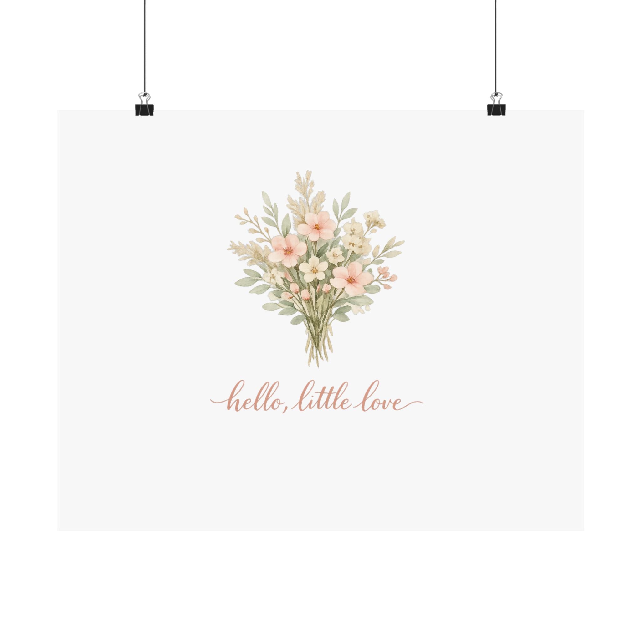 Hello little Love Art Print