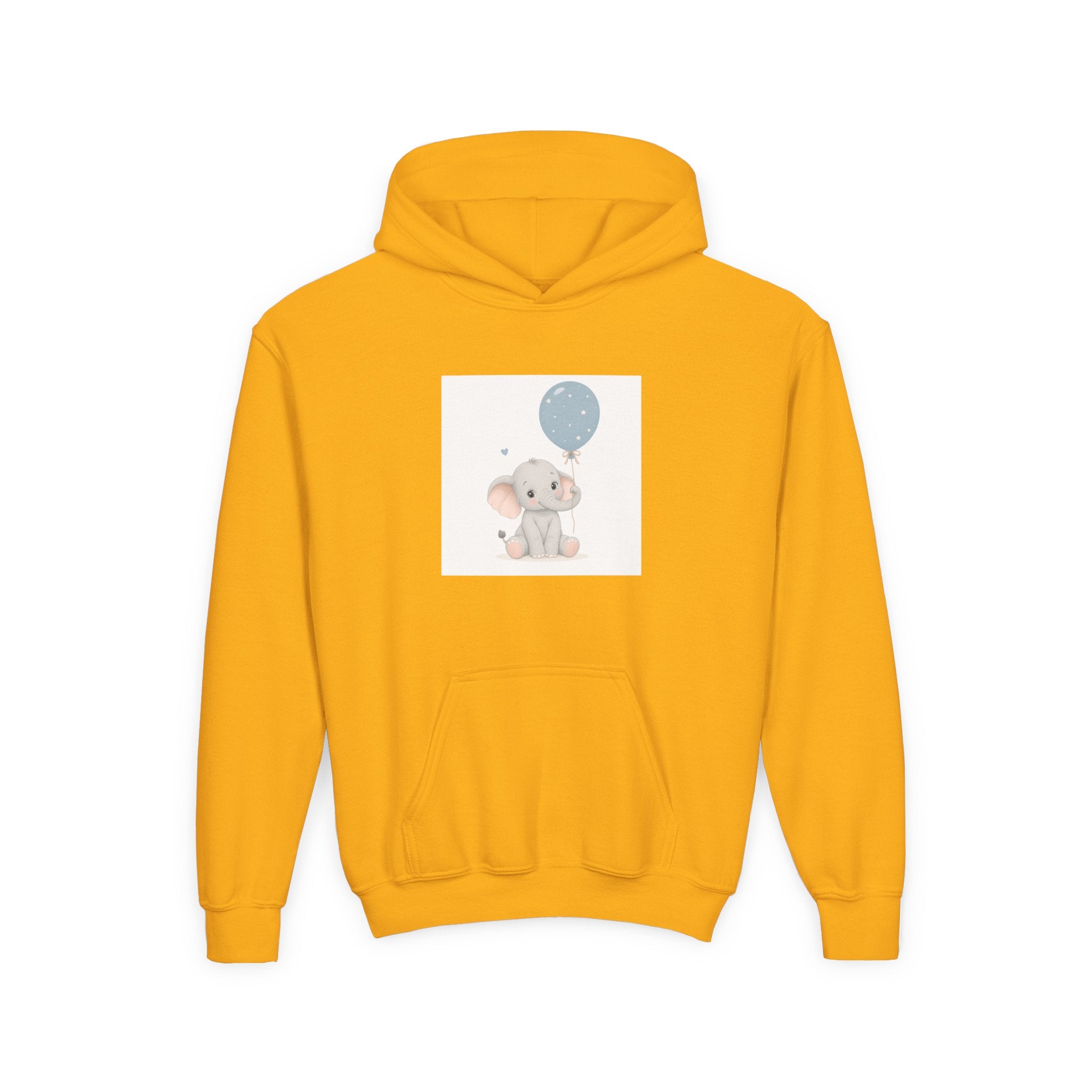 Little Elephant soft toddler hoodie from the Nureli collection, view 4