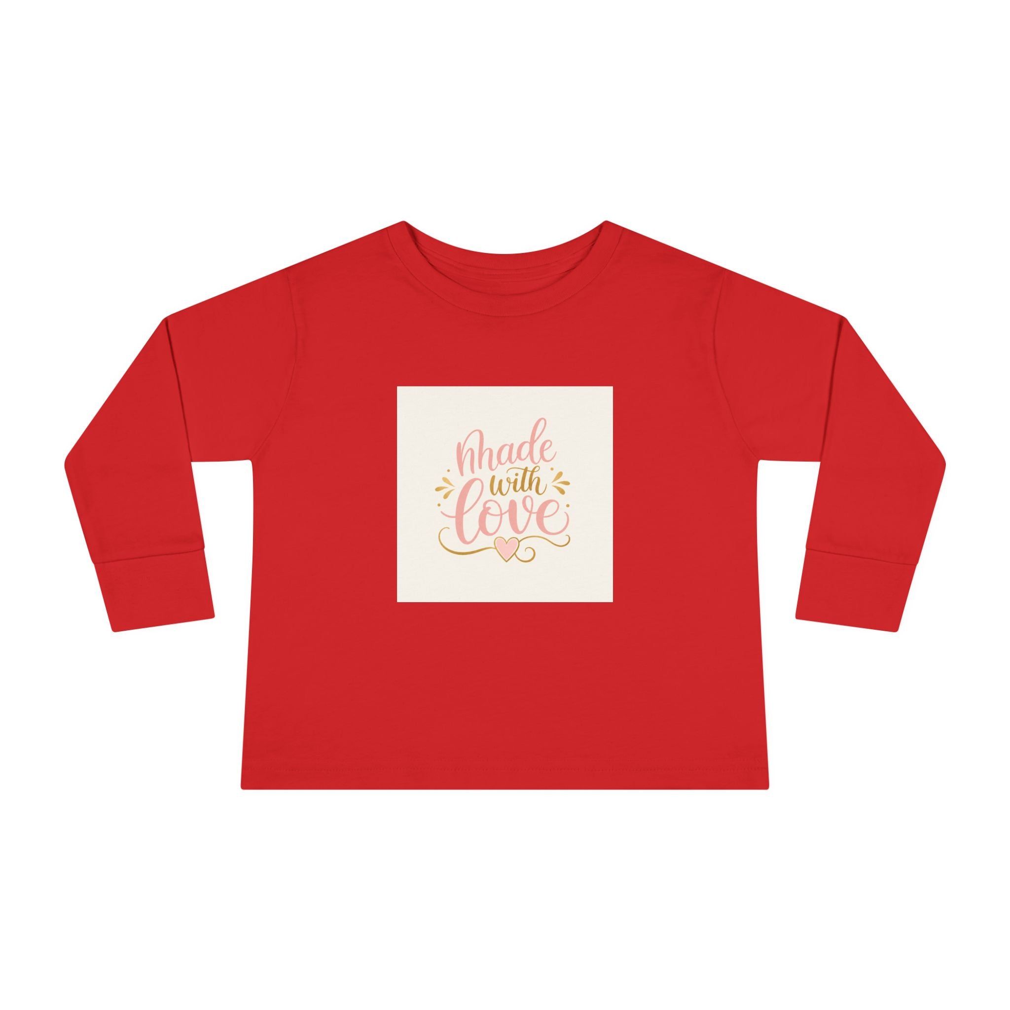 Made With Love Toddler Long-Sleeve Tee - Nureli Kids