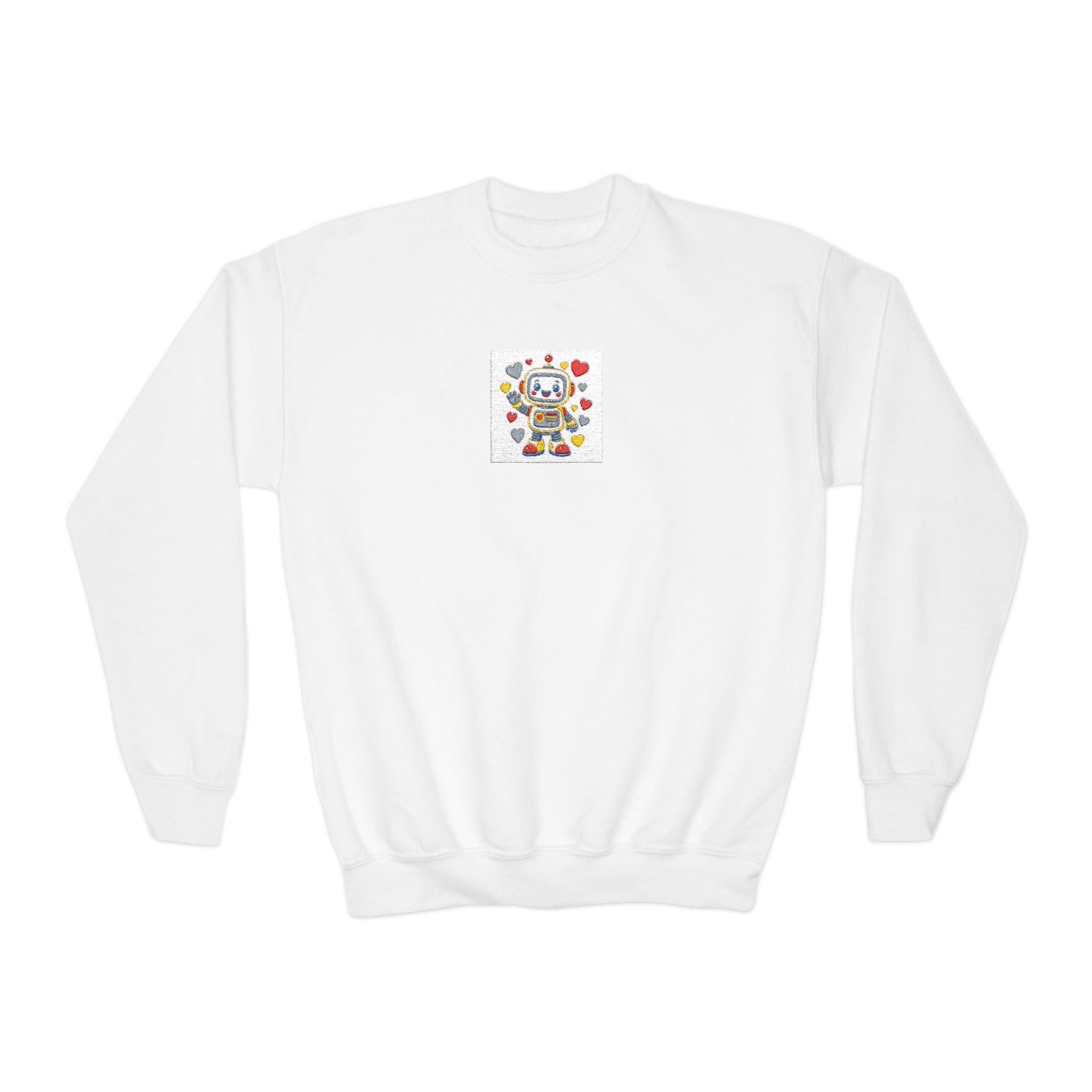 Beep Boop Robot kids crewneck sweatshirt by Nureli Kids