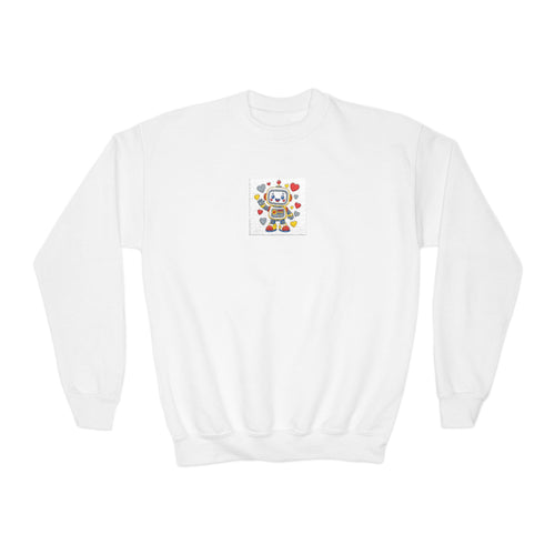 Beep Boop Robot kids crewneck sweatshirt by Nureli Kids