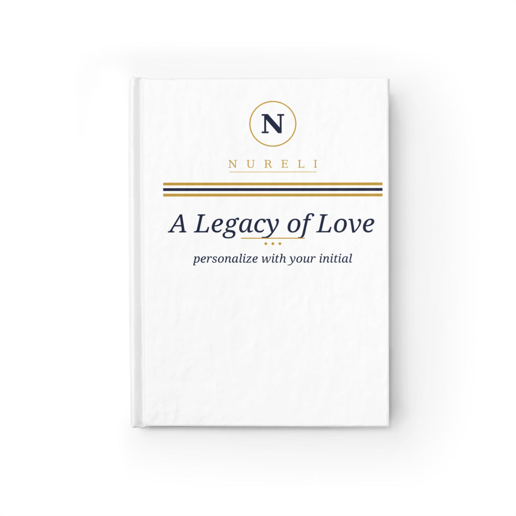 Monogram Legacy Ring hardcover lined journal from the Nureli collection