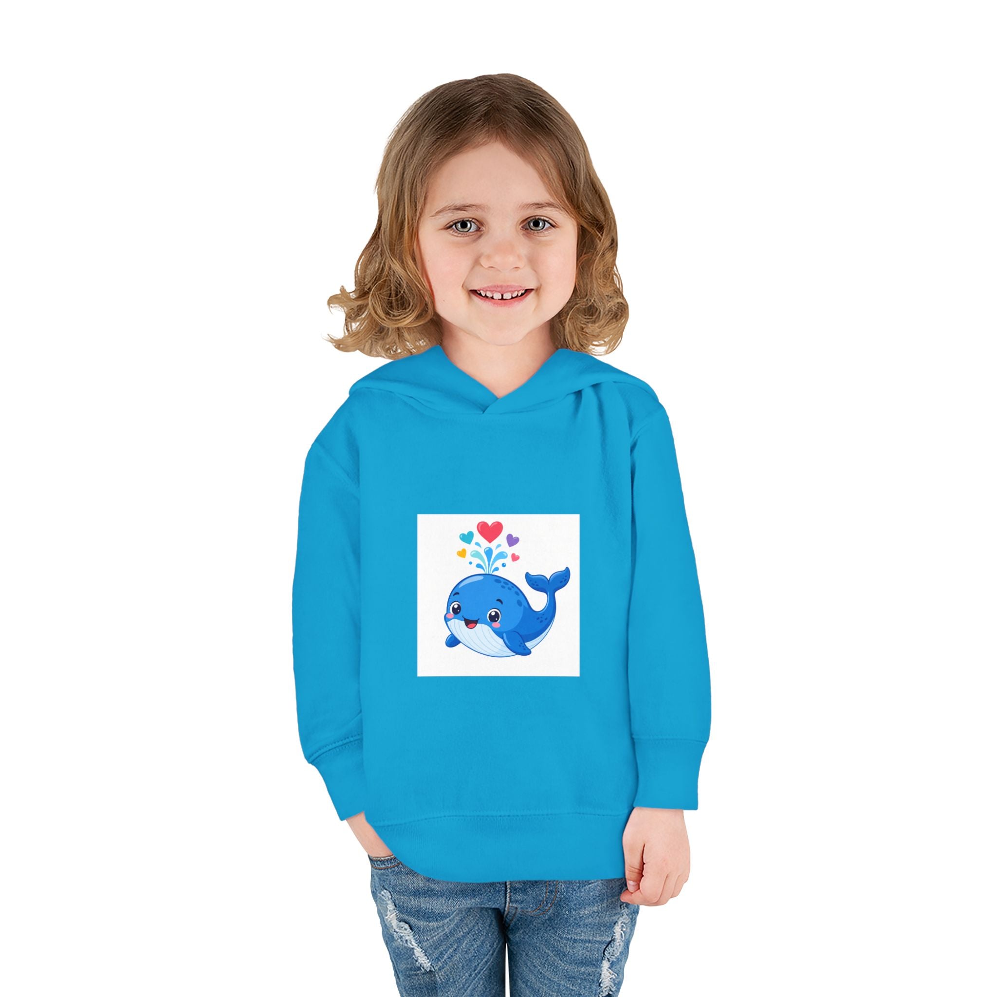 Happy Whale Toddler Hoodie — Nureli Kids