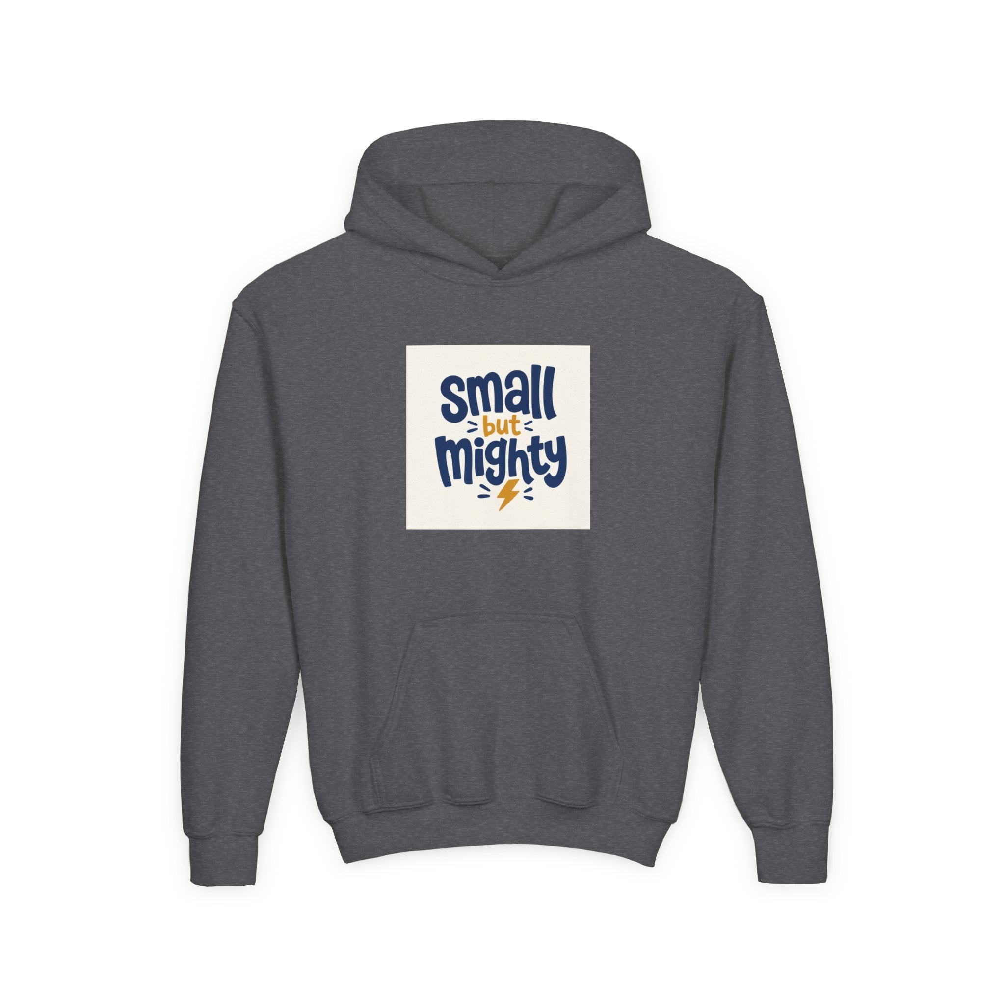 Small But Mighty Kids Hoodie from the Nureli collection, view 9
