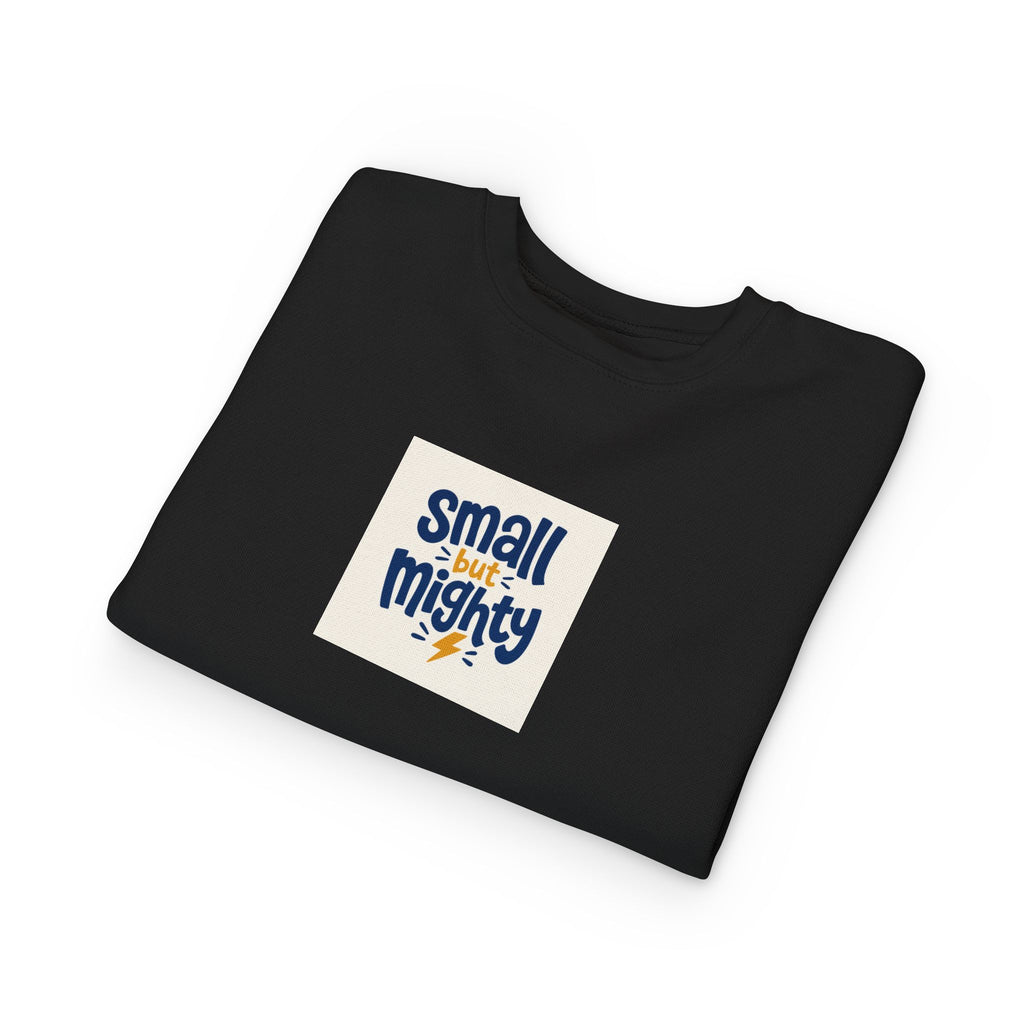 Small But Mighty Toddler Sweatshirt from the Nureli collection, view 22