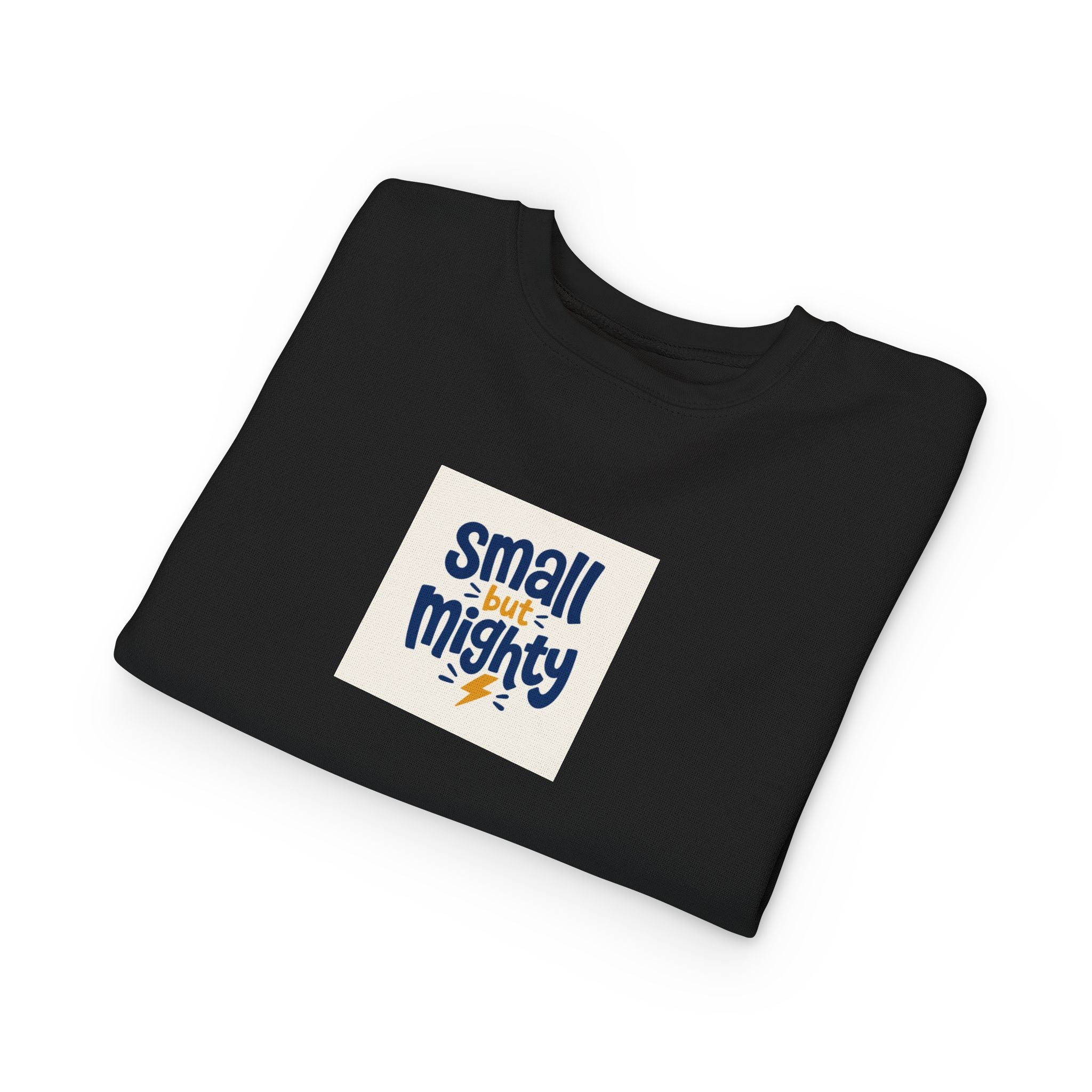 Small But Mighty Toddler Sweatshirt from the Nureli collection, view 22