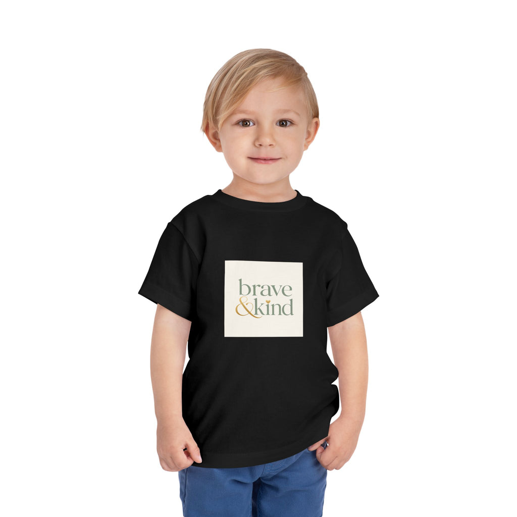 Brave And Kind Toddler T-Shirt - Nureli Kids