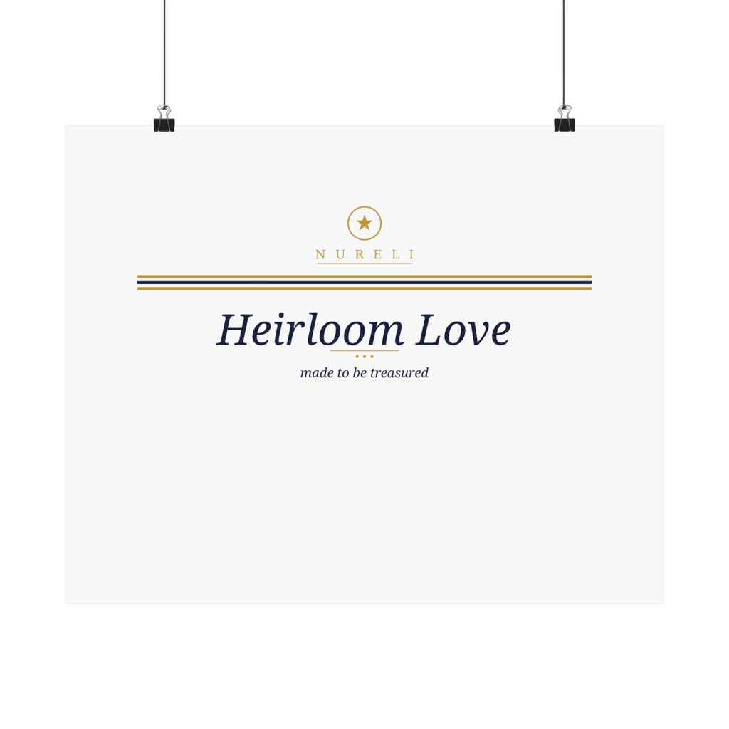 Heirloom Love wall art print from the Nureli collection, view 7