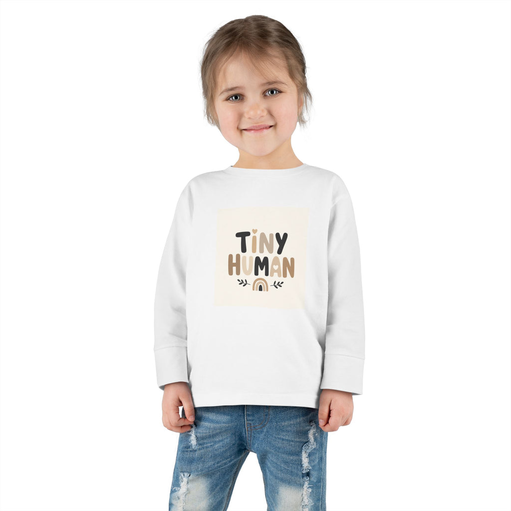 Tiny Human Toddler Long-Sleeve Tee - Nureli Kids