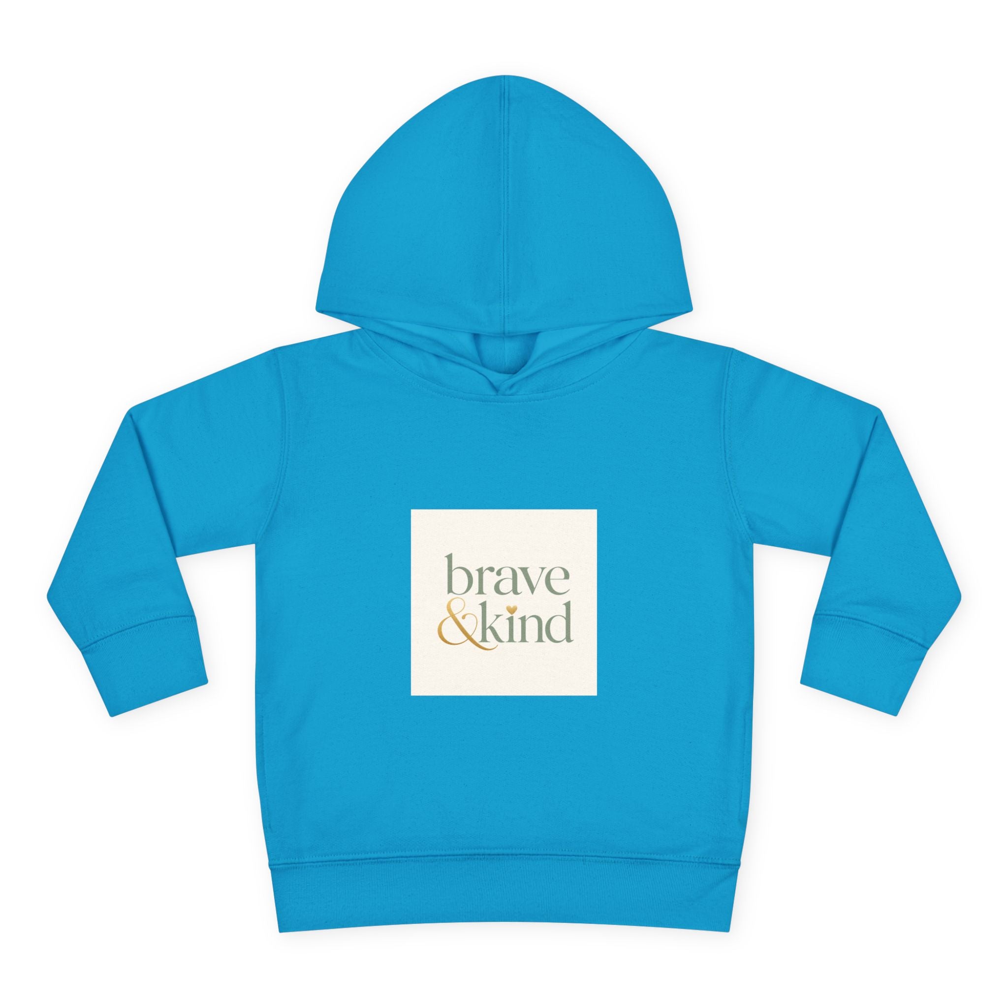 Brave And Kind soft toddler hoodie from the Nureli collection, view 6
