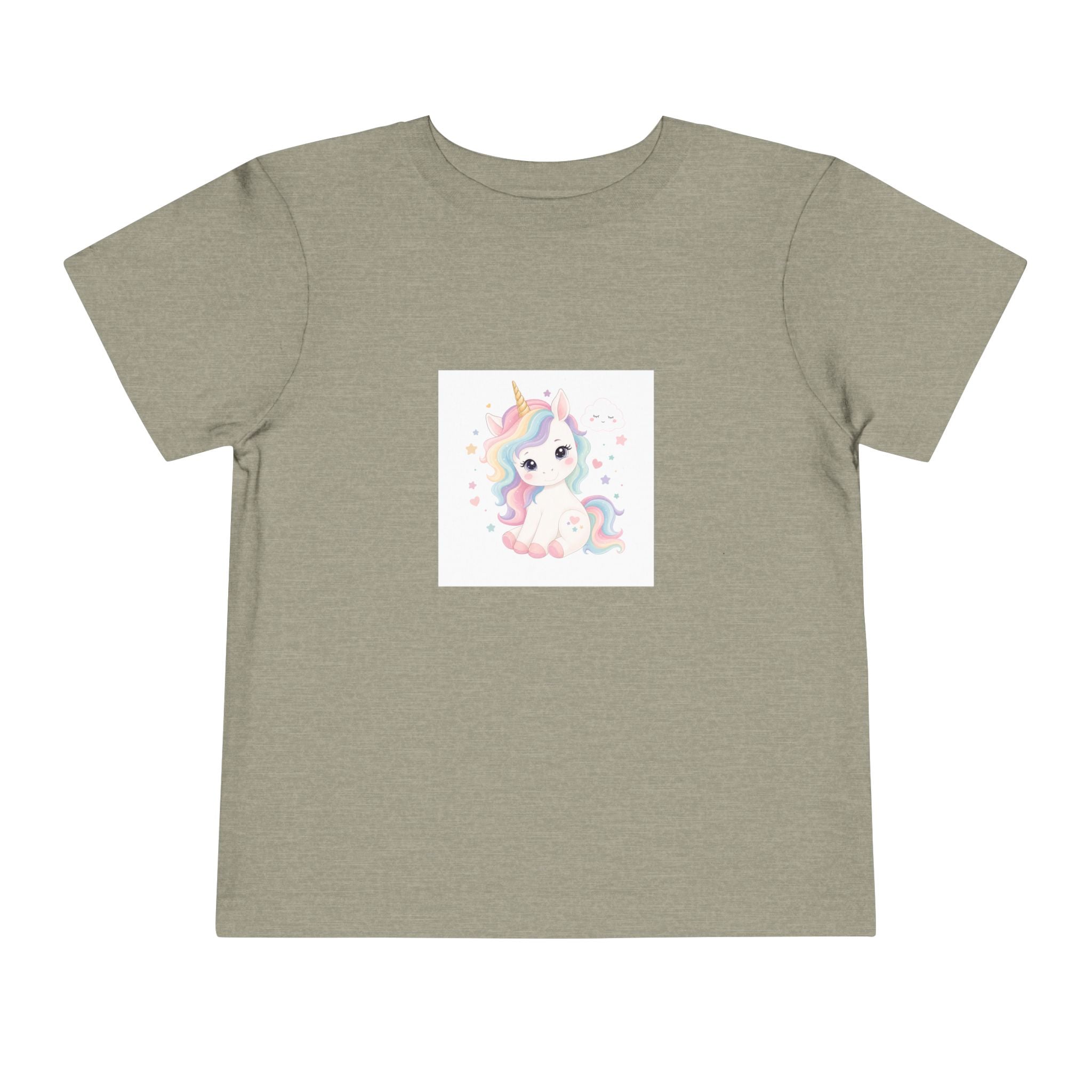 Dreamy Unicorn soft toddler tee from the Nureli collection, view 6