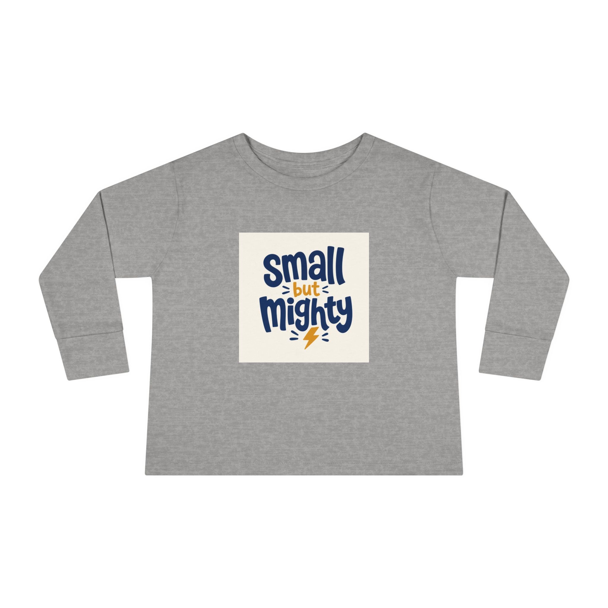 Small But Mighty Toddler Long-Sleeve Tee from the Nureli collection, view 2