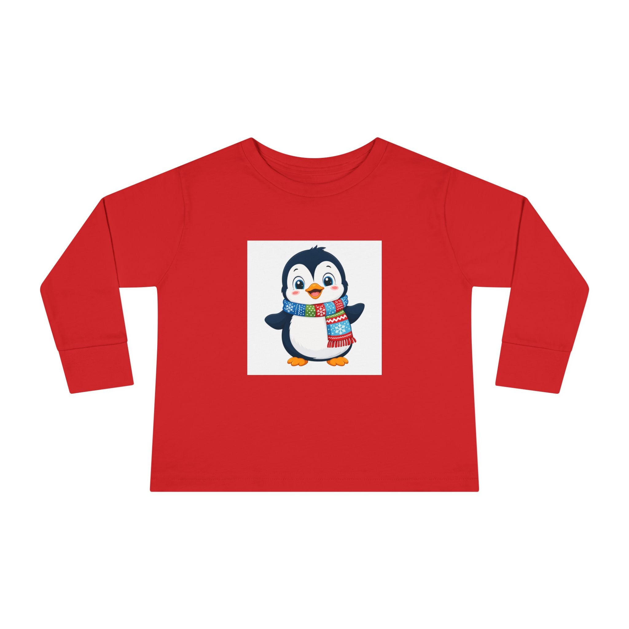 Waddle Penguin kids long-sleeve tee from the Nureli collection, view 8