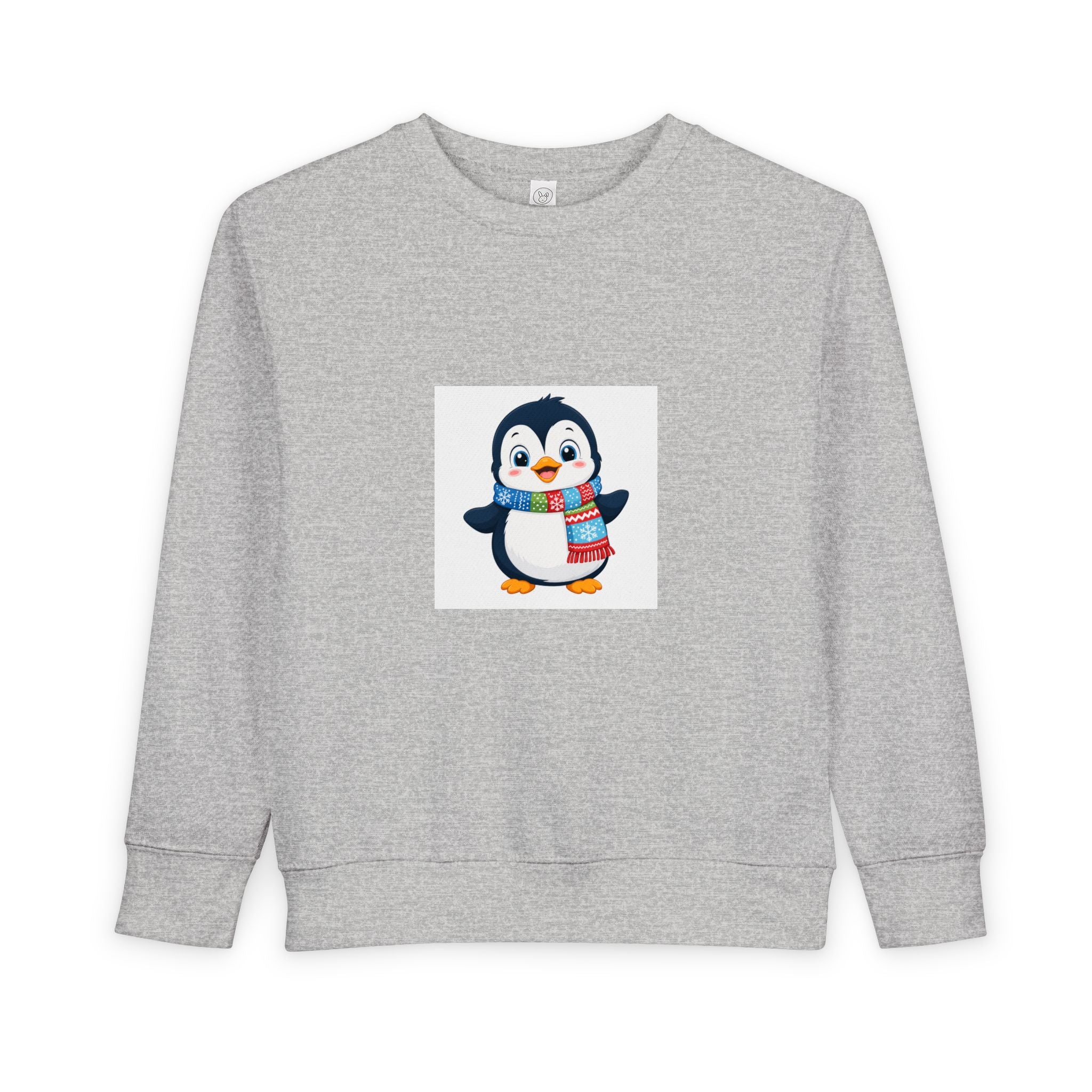 Waddle Penguin soft toddler tee from the Nureli collection, view 2