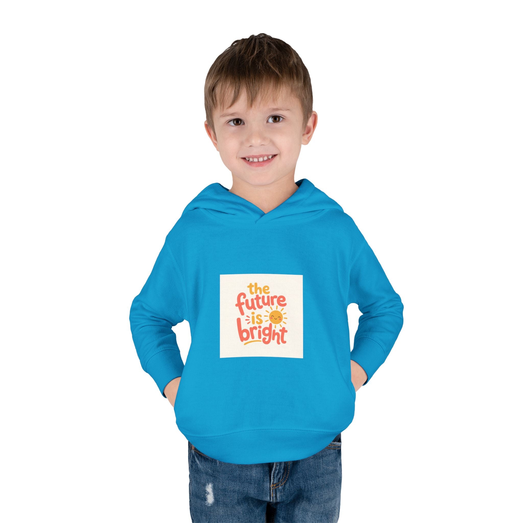 The Future Is Bright Toddler Hoodie — Nureli Kids