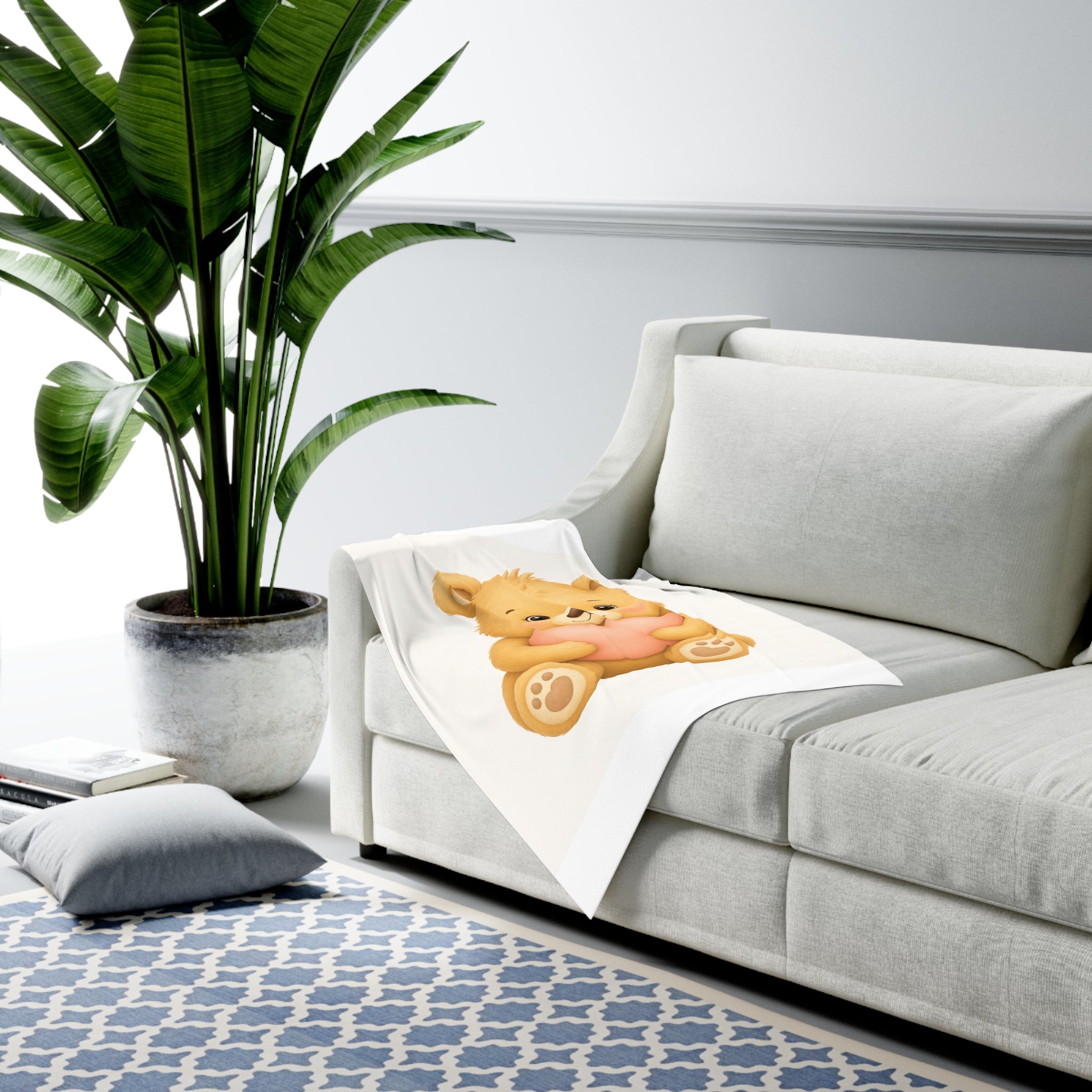 Cozy Bear Baby Swaddle Blanket — Nureli Kids